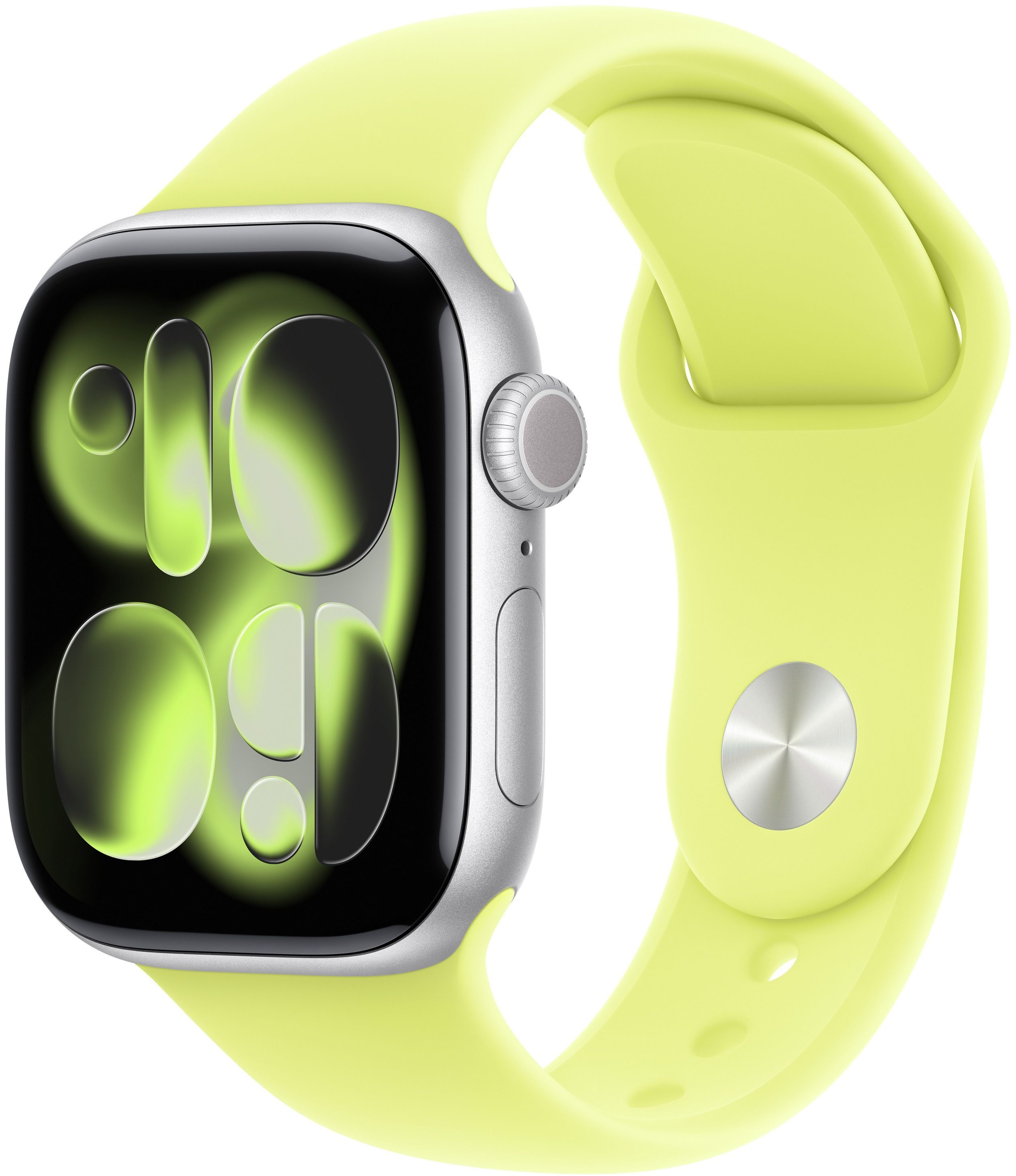 Ремешок Аpple Watch 42mm Neon Yellow Sport Band M/L (MFGD4ZM/A) фото3