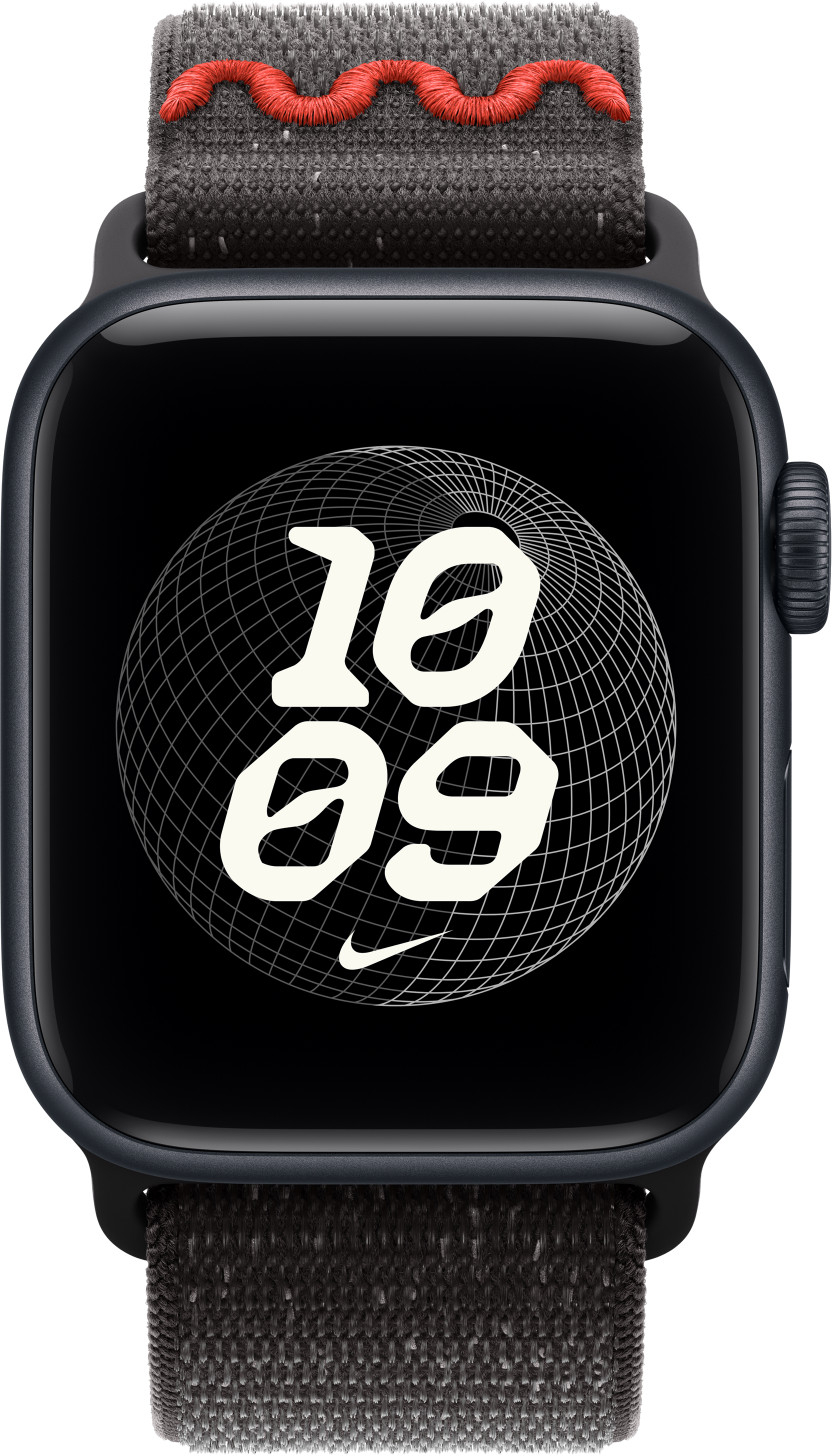 Ремінець Аpple Watch 40mm Midnight Black Nike Sport Loop (MGCP4ZM/A)фото4