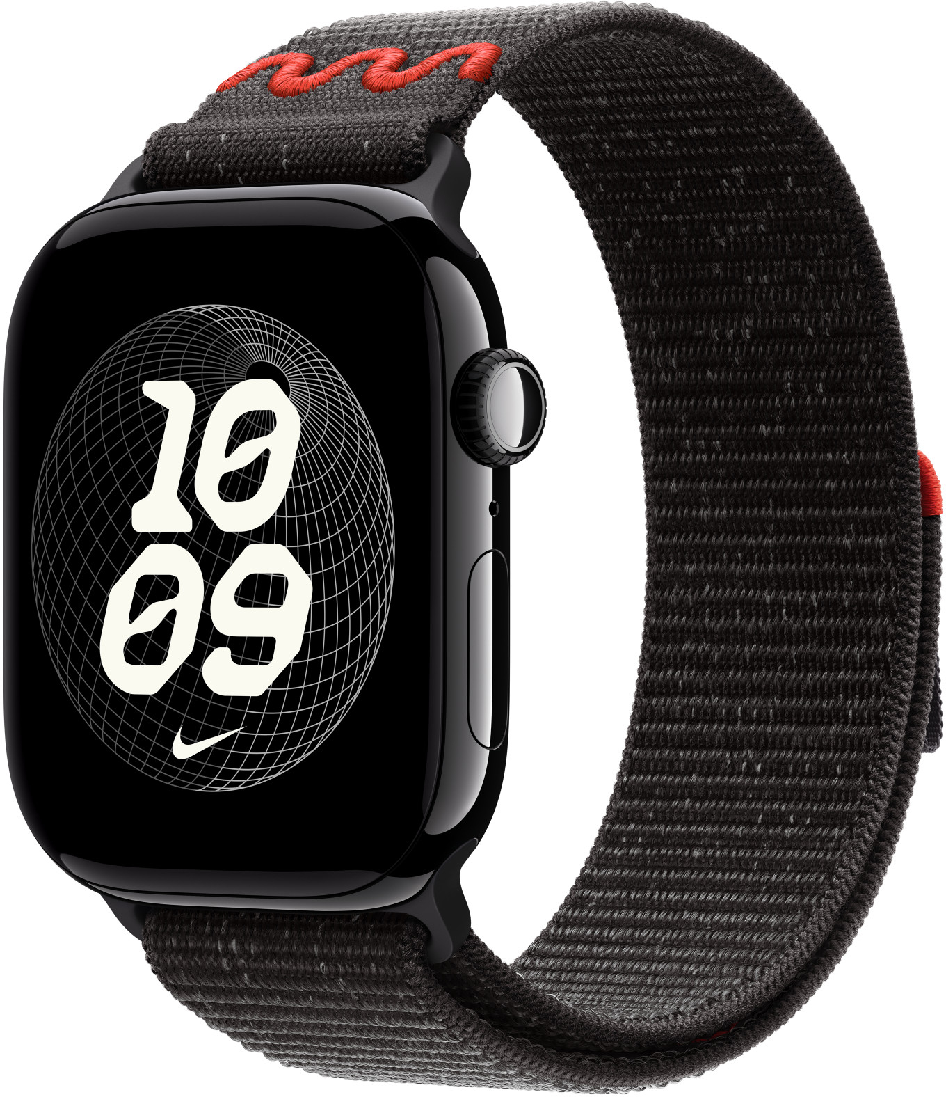 Ремінець Аpple Watch 46mm Midnight Black Nike Sport Loop (MGD34ZM/A)фото3