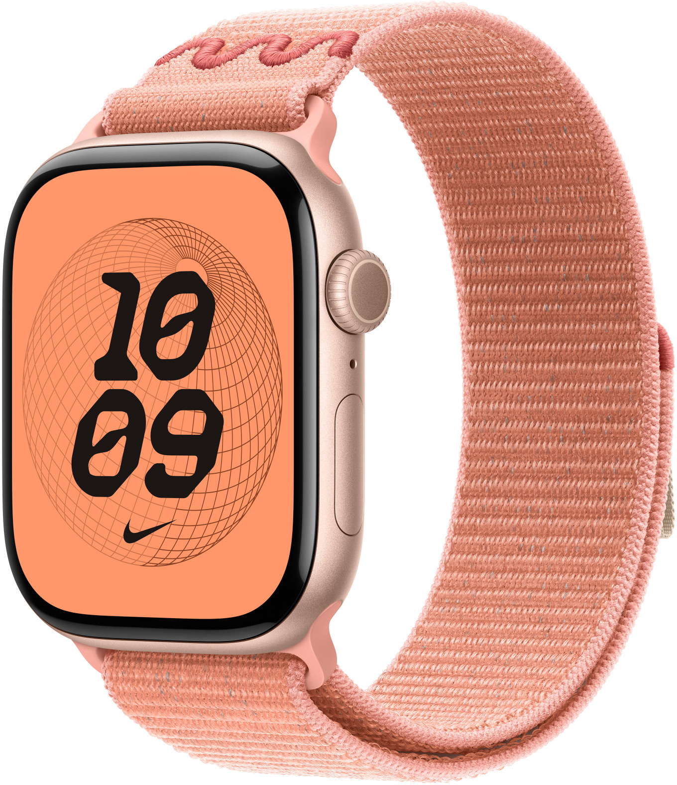 Ремешок Аpple Watch 46mm Alpenglow Pink Nike Sport Loop (MGD54ZM/A) фото 3