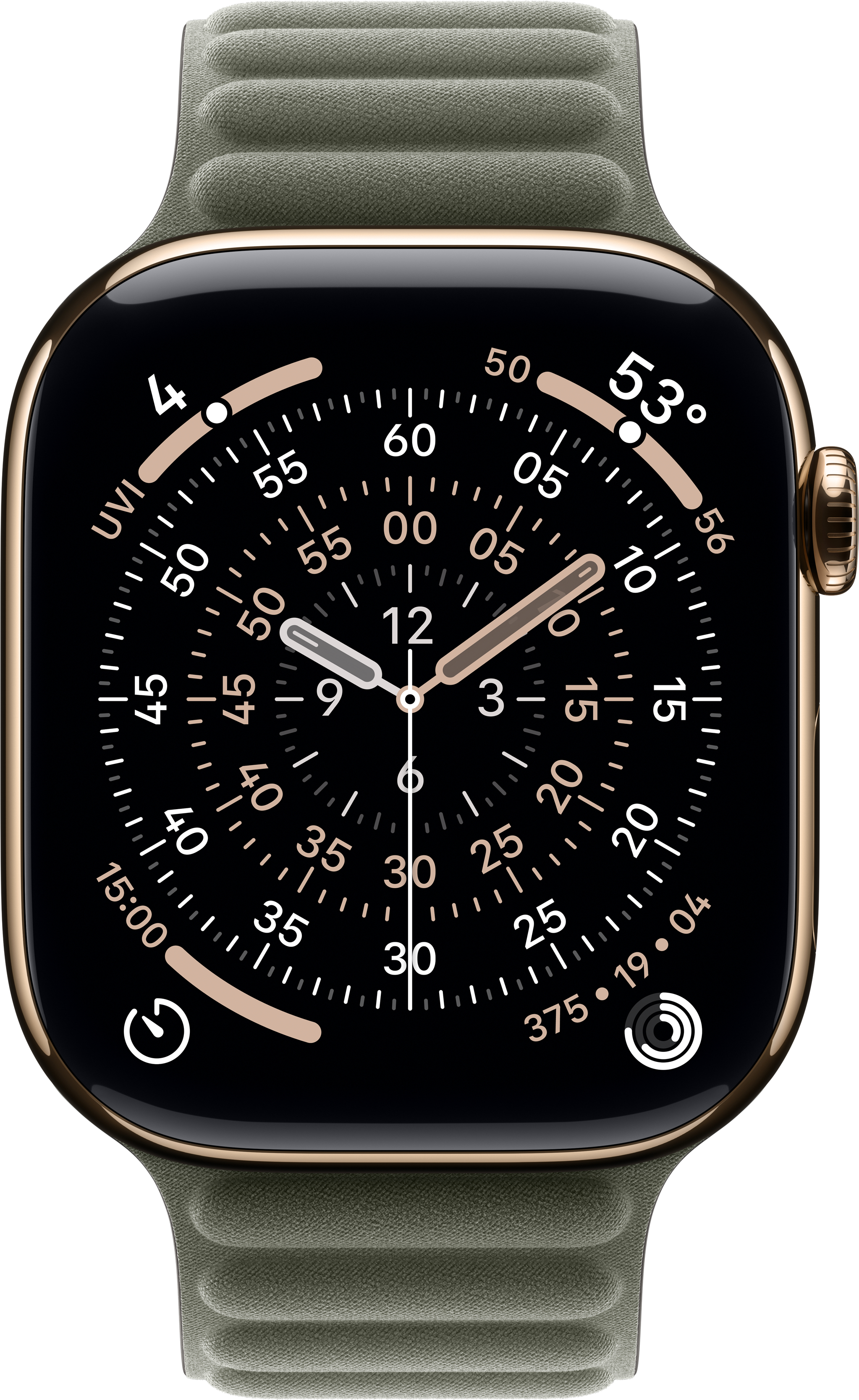 Ремешок Аpple Watch 46mm Sage Gray Magnetic Link M/L (MGDL4ZM/A) фото 