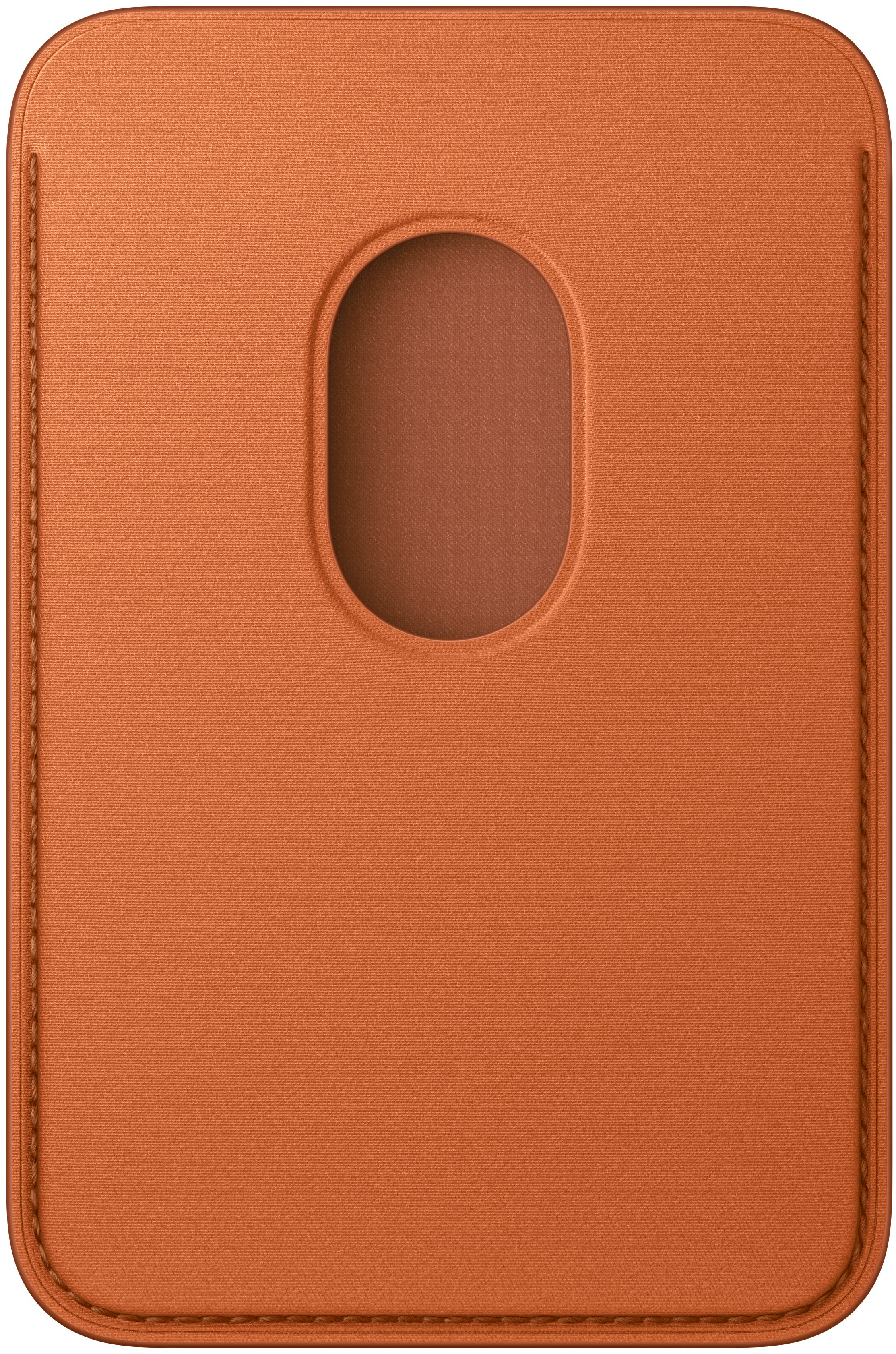 Чехол-бумажник Apple для iPhone FineWoven Wallet with MagSafe Fox Orange (MGH64ZM/A) фото 2