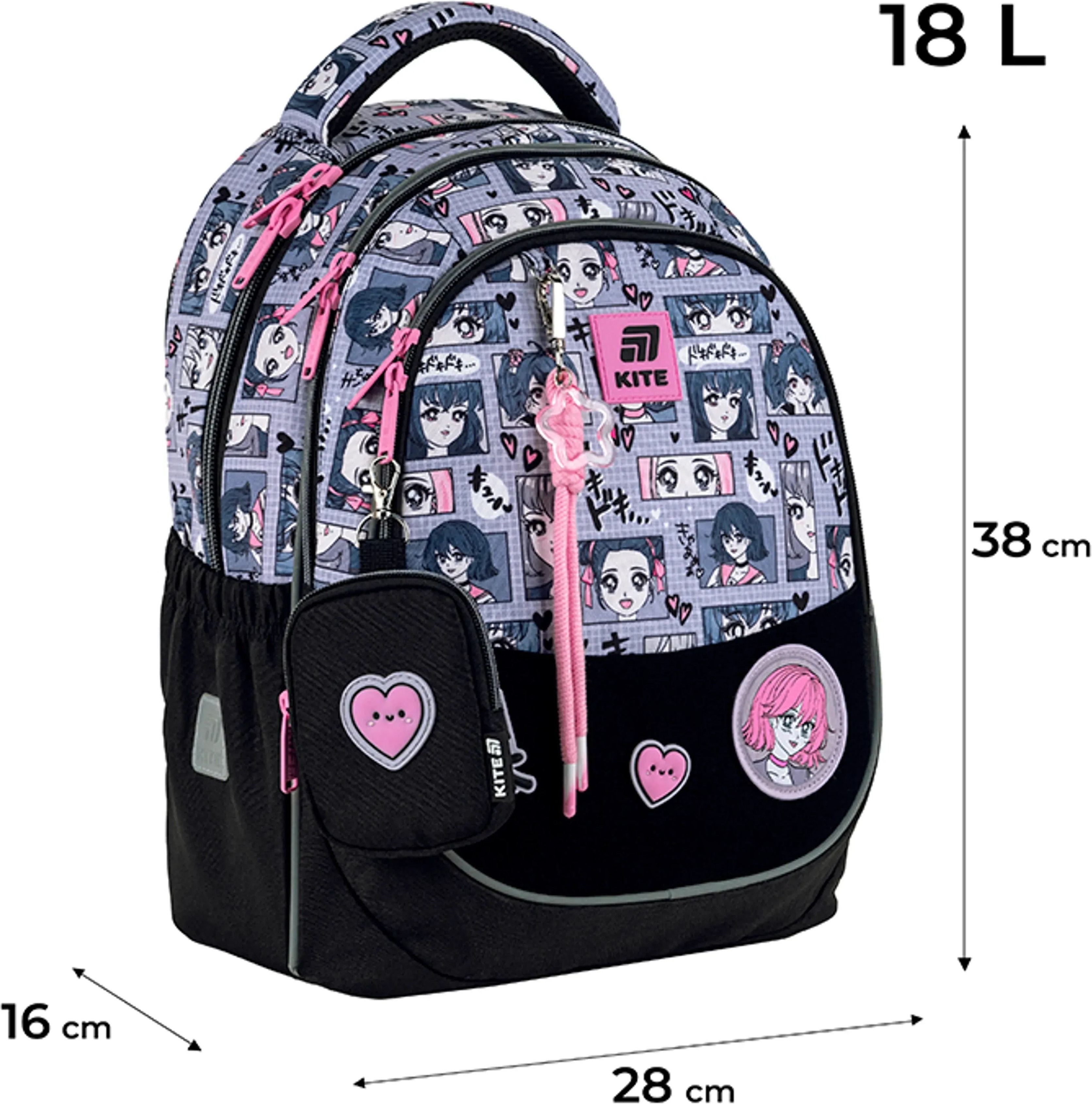 Рюкзак Kite Education 700 Anime Girl (K25-700M-1)фото