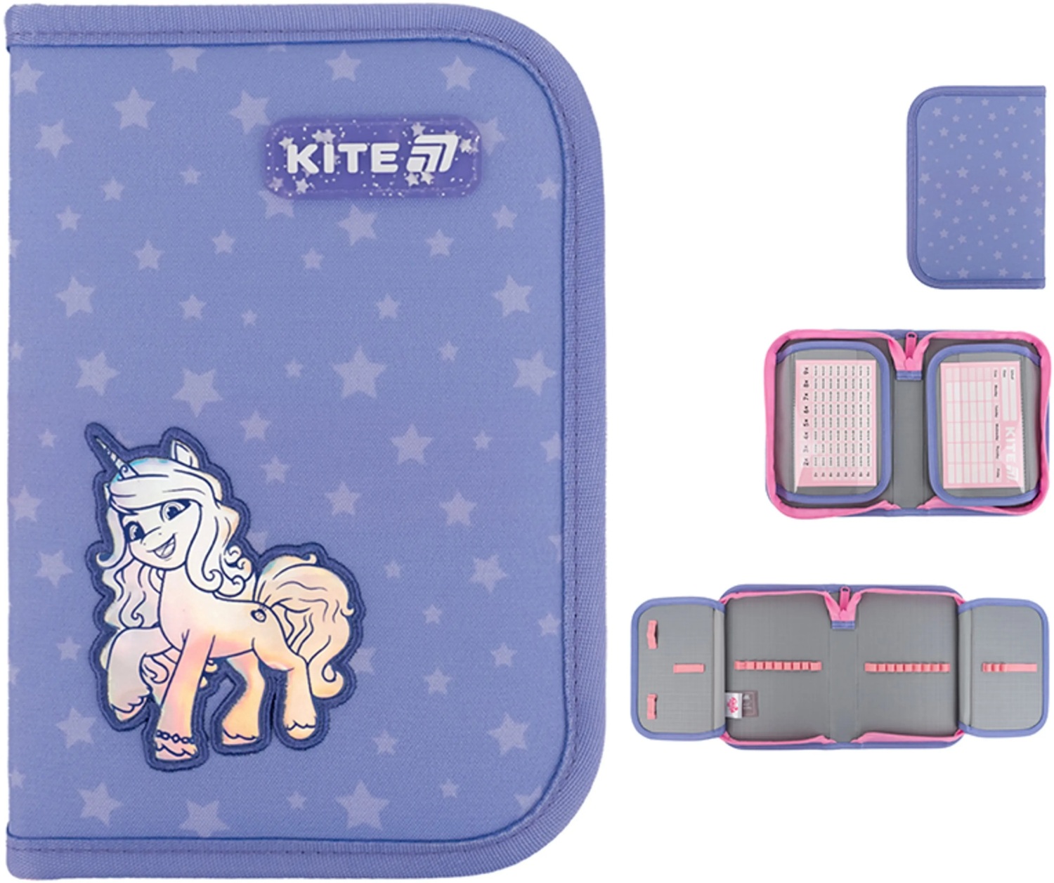 Пенал Kite 1 від., 2 відв., без наповнення 622 LP (LP25-622)фото