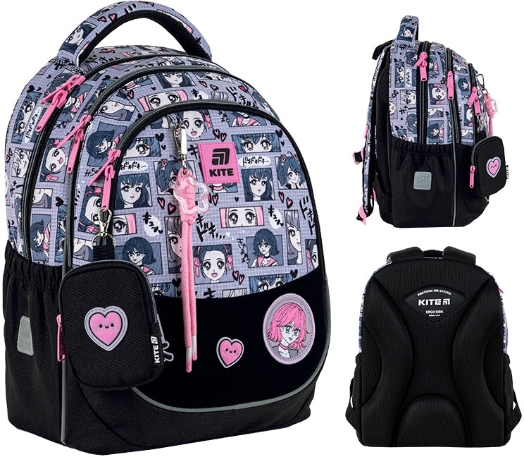 Набір рюкзак + пенал + сумка для взуття Kite 700 Anime Girl (SET_K25-700M-1)фото5