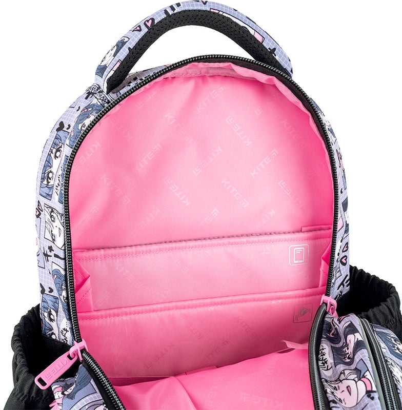 Набір рюкзак + пенал + сумка для взуття Kite 700 Anime Girl (SET_K25-700M-1)фото15