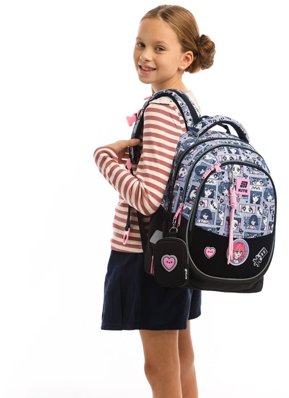 Набір рюкзак + пенал + сумка для взуття Kite 700 Anime Girl (SET_K25-700M-1)фото26
