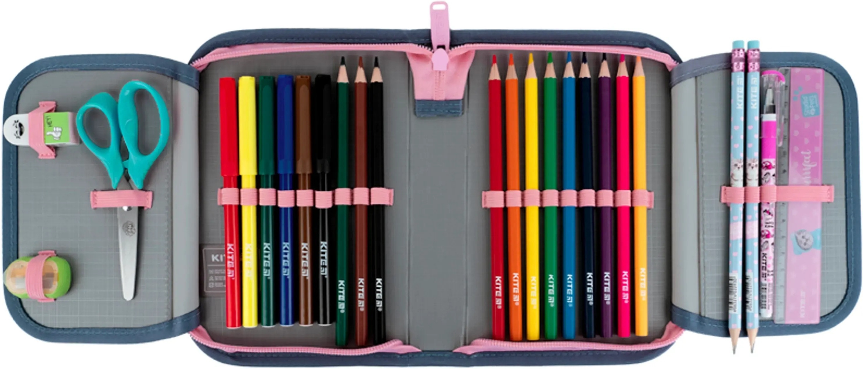 Пенал Kite 1 від., 2 відв., з наповненням 622H-1 SP (SP25-622H-1)фото4