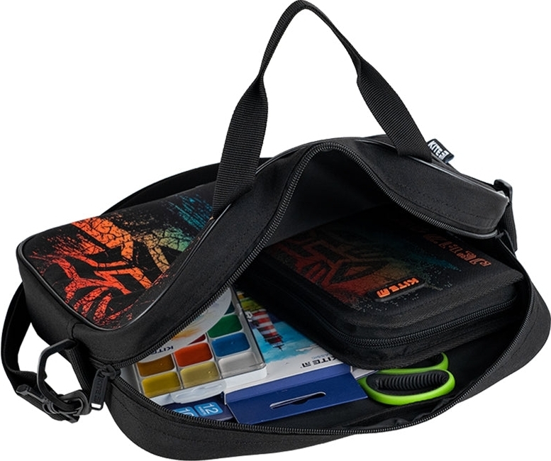 Шкільна текстильна сумка Kite A4, 1 від., 589 TF (TF25-589)фото