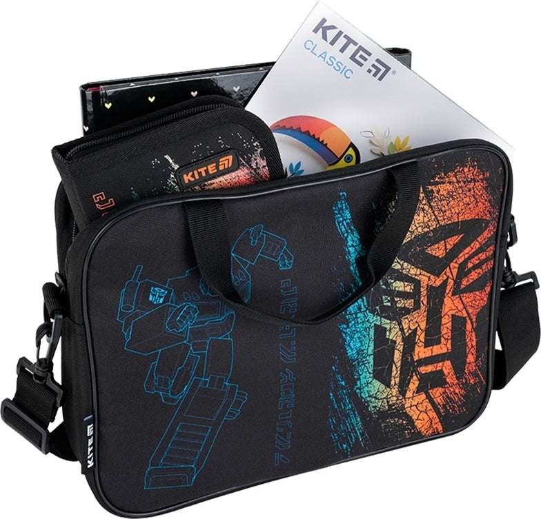 Шкільна текстильна сумка Kite A4, 1 від., 589 TF (TF25-589)фото