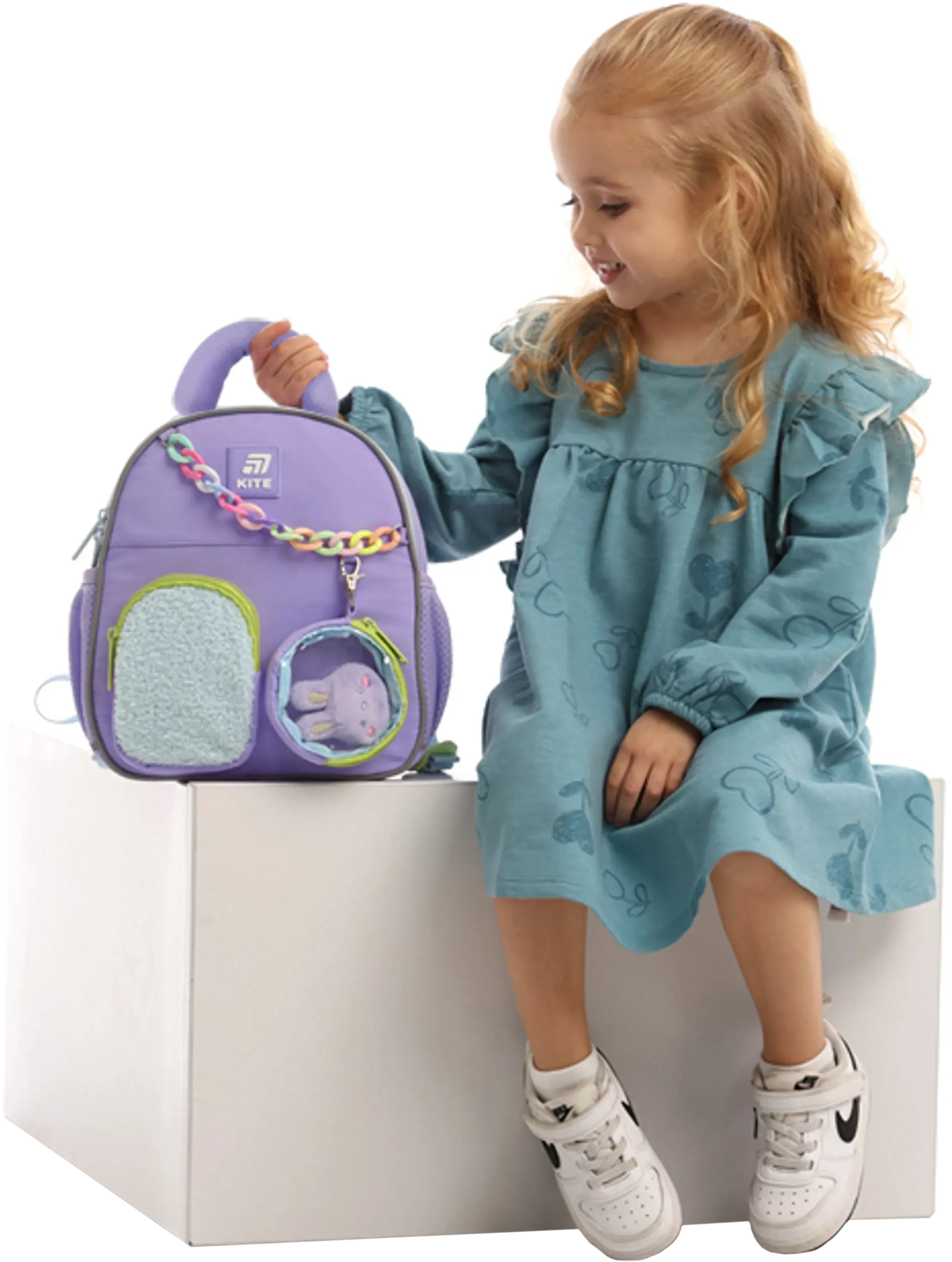 Рюкзак Kite Kids 2737 Purple Bunny (K25-2737XXS-1)фото15