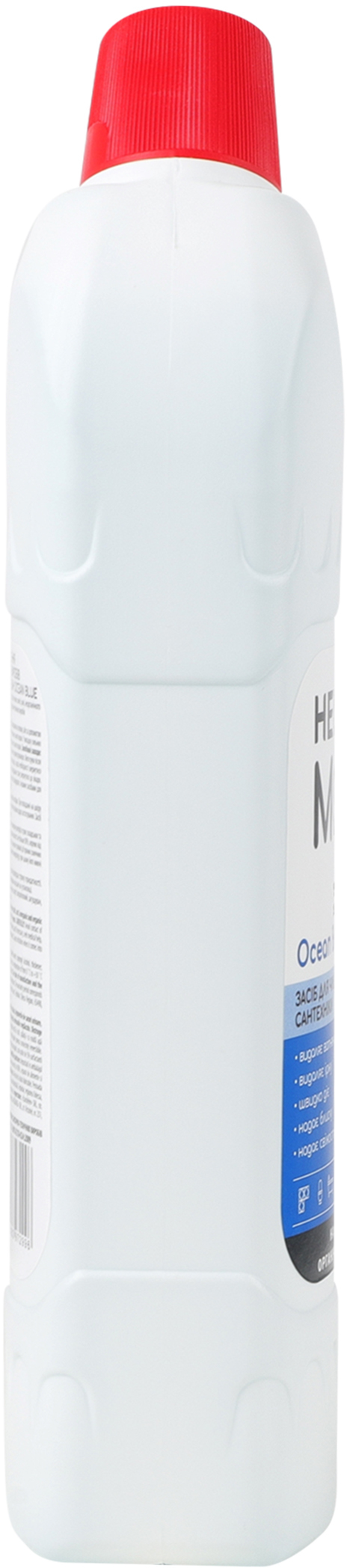 Средство для чистки сантехники Helper Max Ocean Blue 1 л фото 3