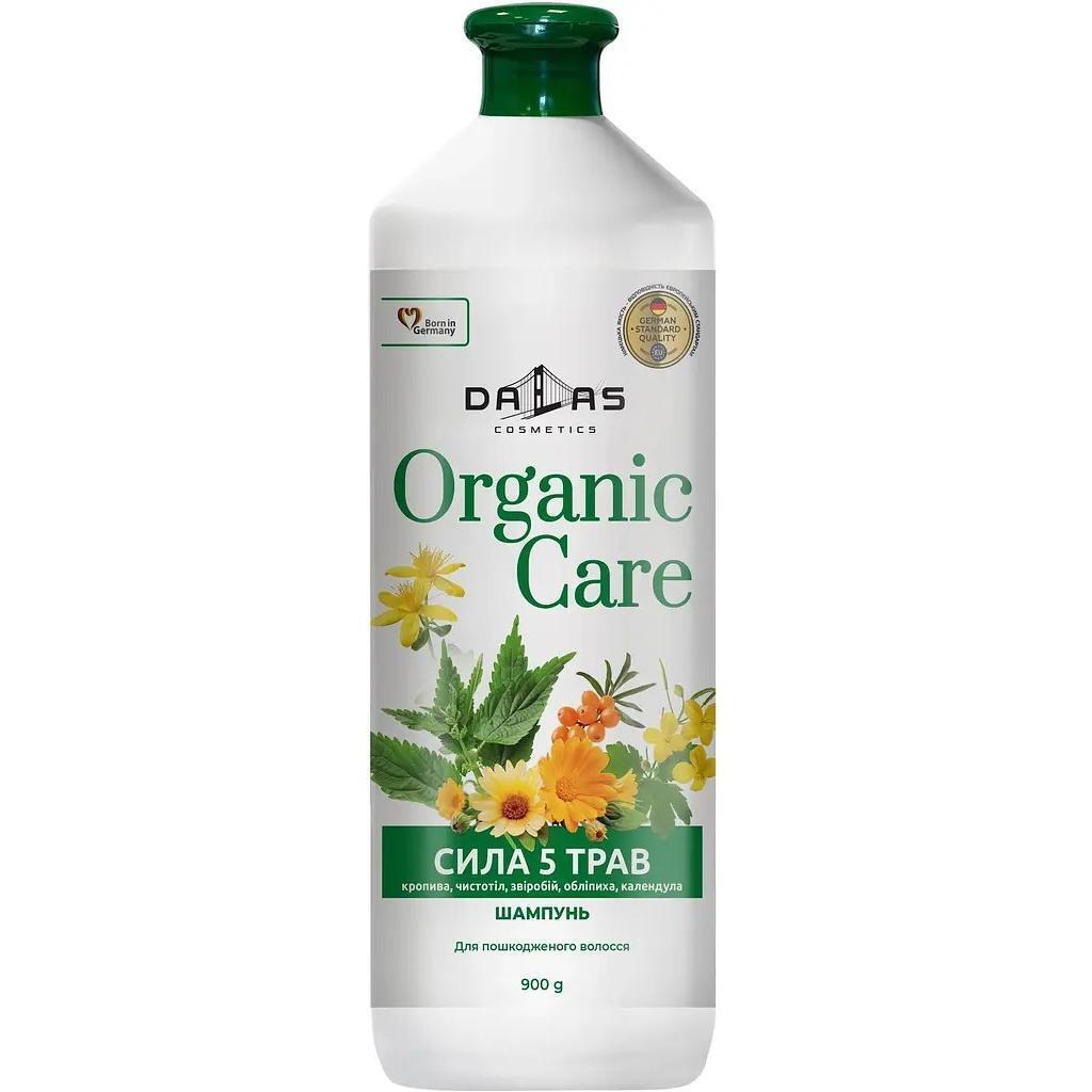 Шампунь для волосся Dalas Organic Care Сила 5 трав 900 г фото2