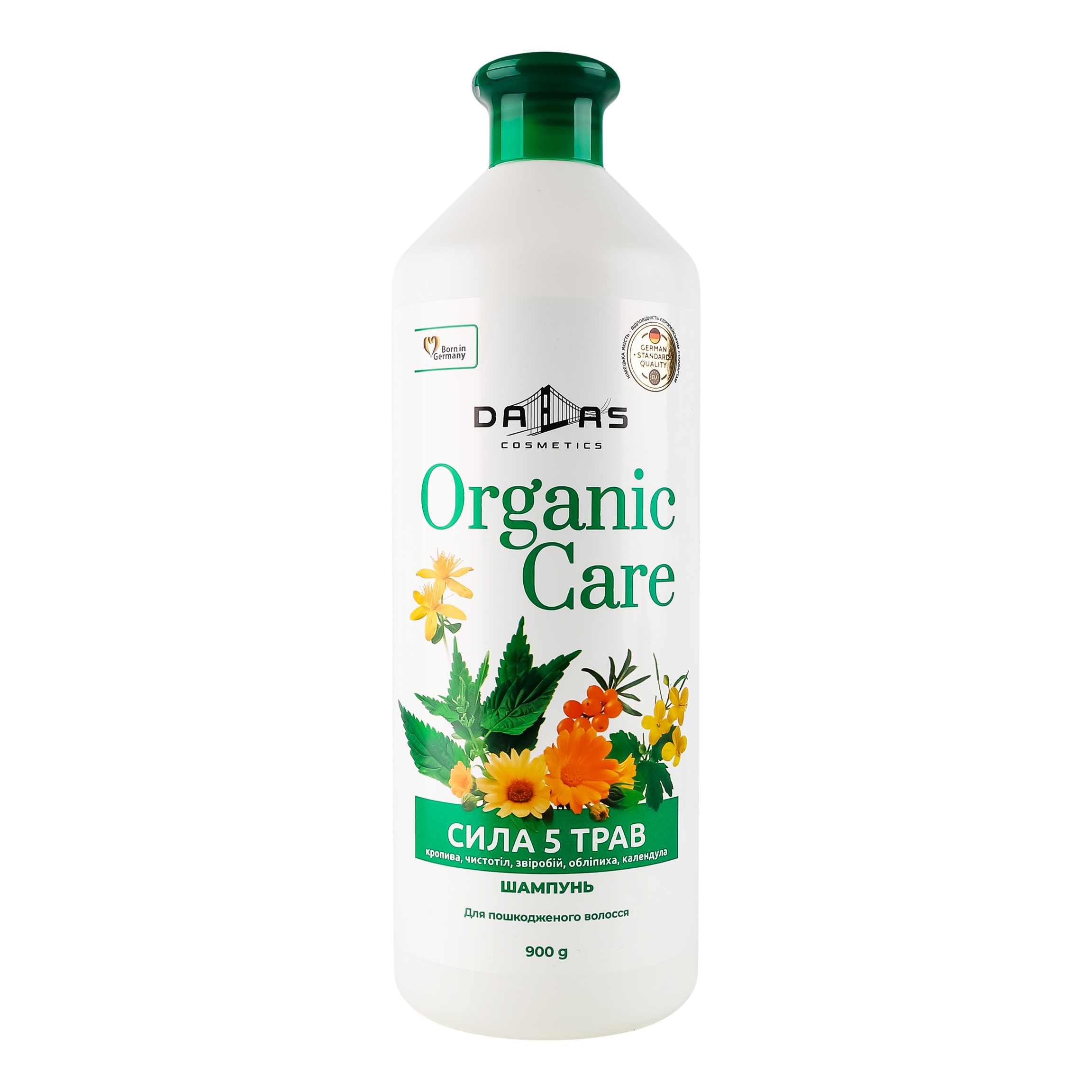 Шампунь для волосся Dalas Organic Care Сила 5 трав 900 г фото3