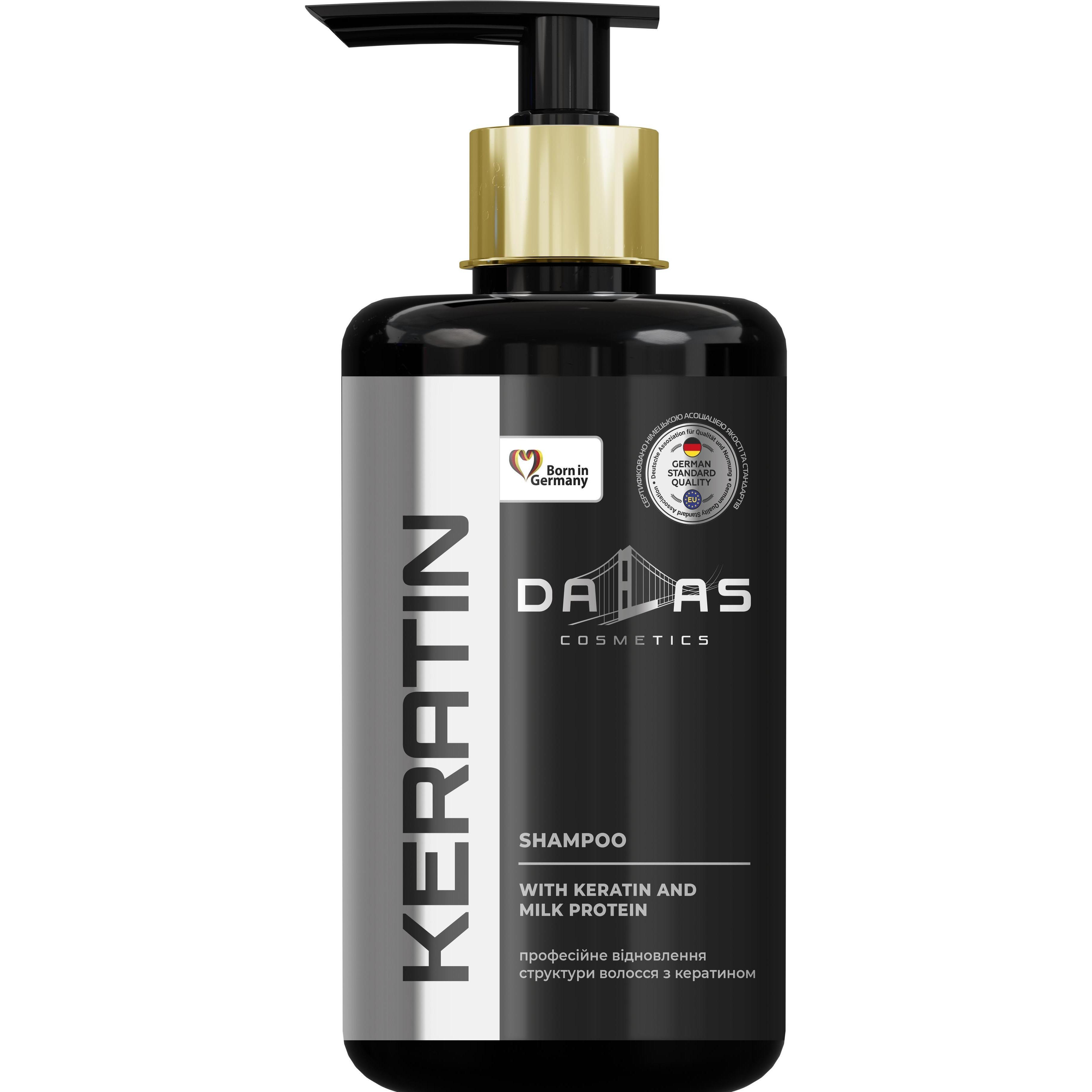 Шампунь для волосся Dalas Keratin Кератин і Молочний протеїн 1000 г фото