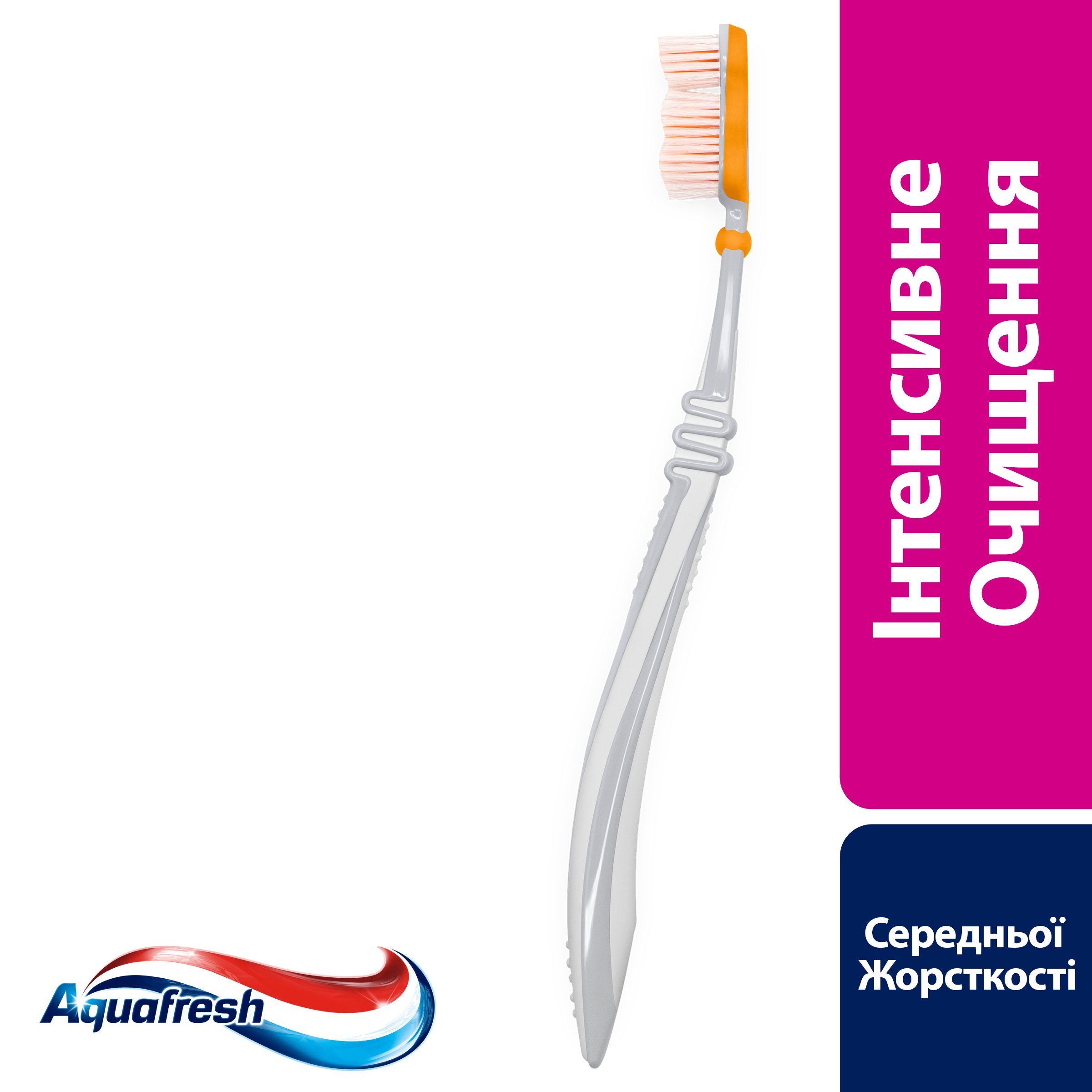 Зубна щітка Aquafresh Intense Clean Середня жорсткість 1 шт фото6