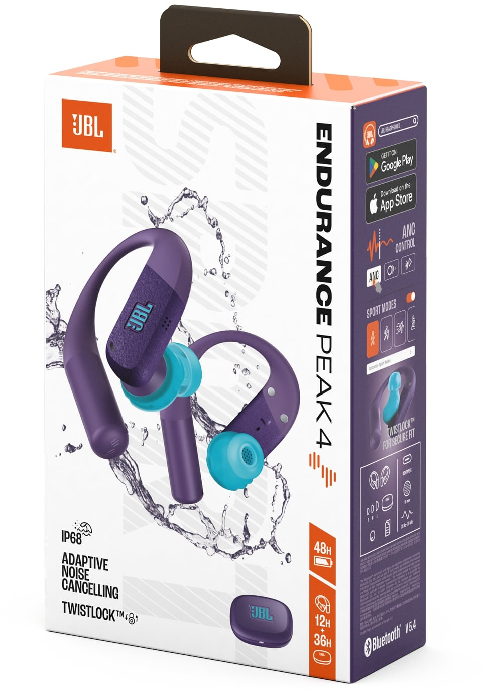 Навушники JBL Endurance Peak 4 Purple (JBLENDUPEAK4PUR)фото8