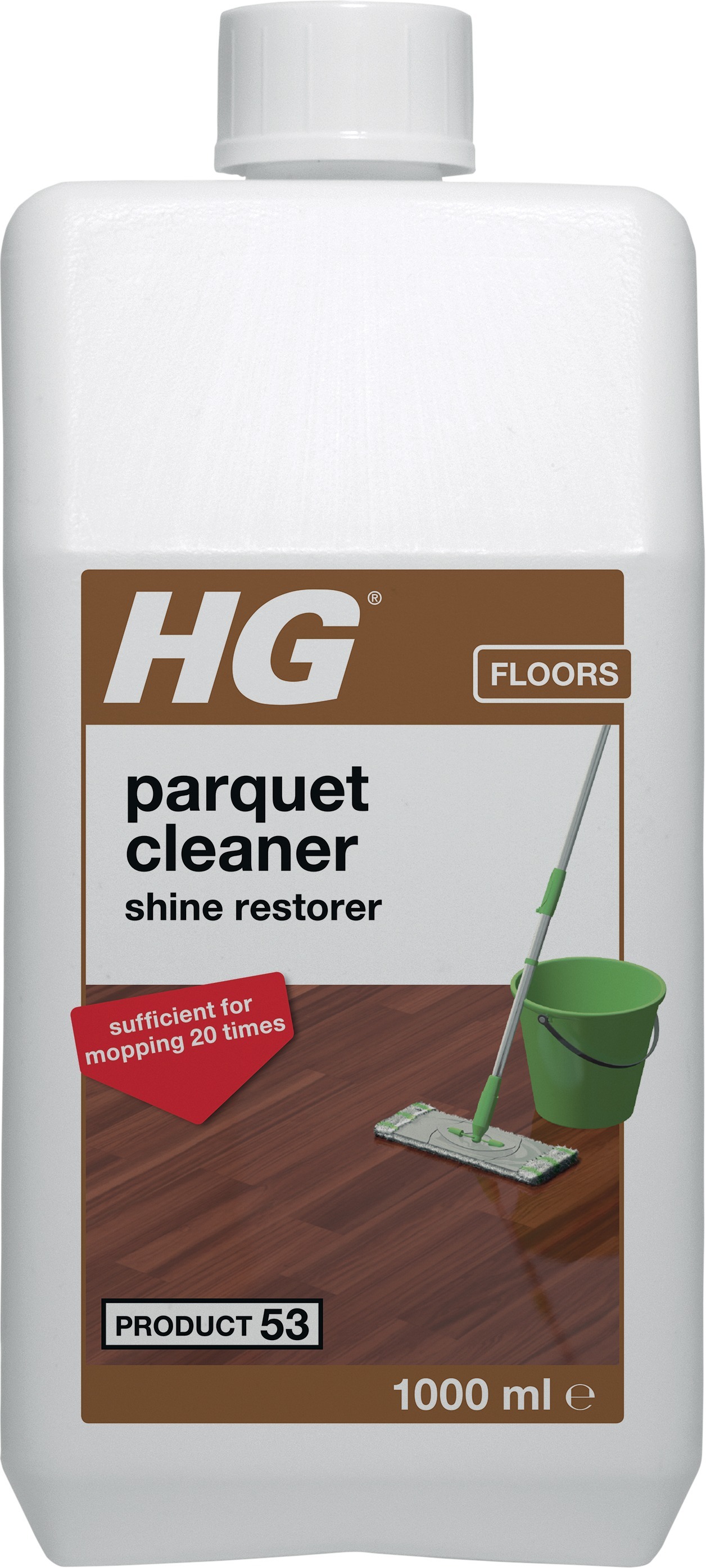 Средство моющее для паркета HG 1000 мл фото 2
