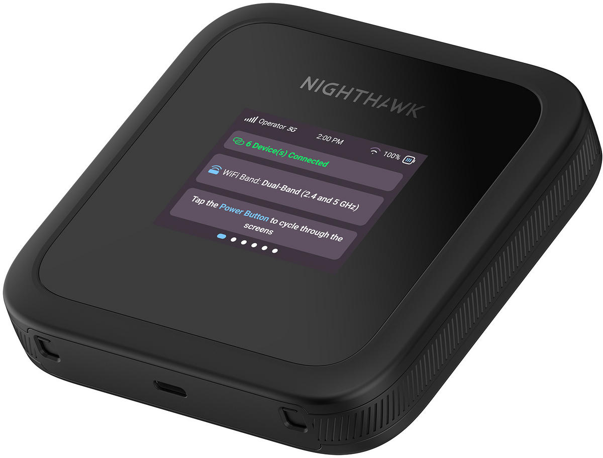 Мобільний маршрутизатор NETGEAR MH3150 Nighthawk M3 AX3600, 5G/4G/LTE, 1xUSB TypeC, 2xTS-9 (MH3150-100EUS)фото
