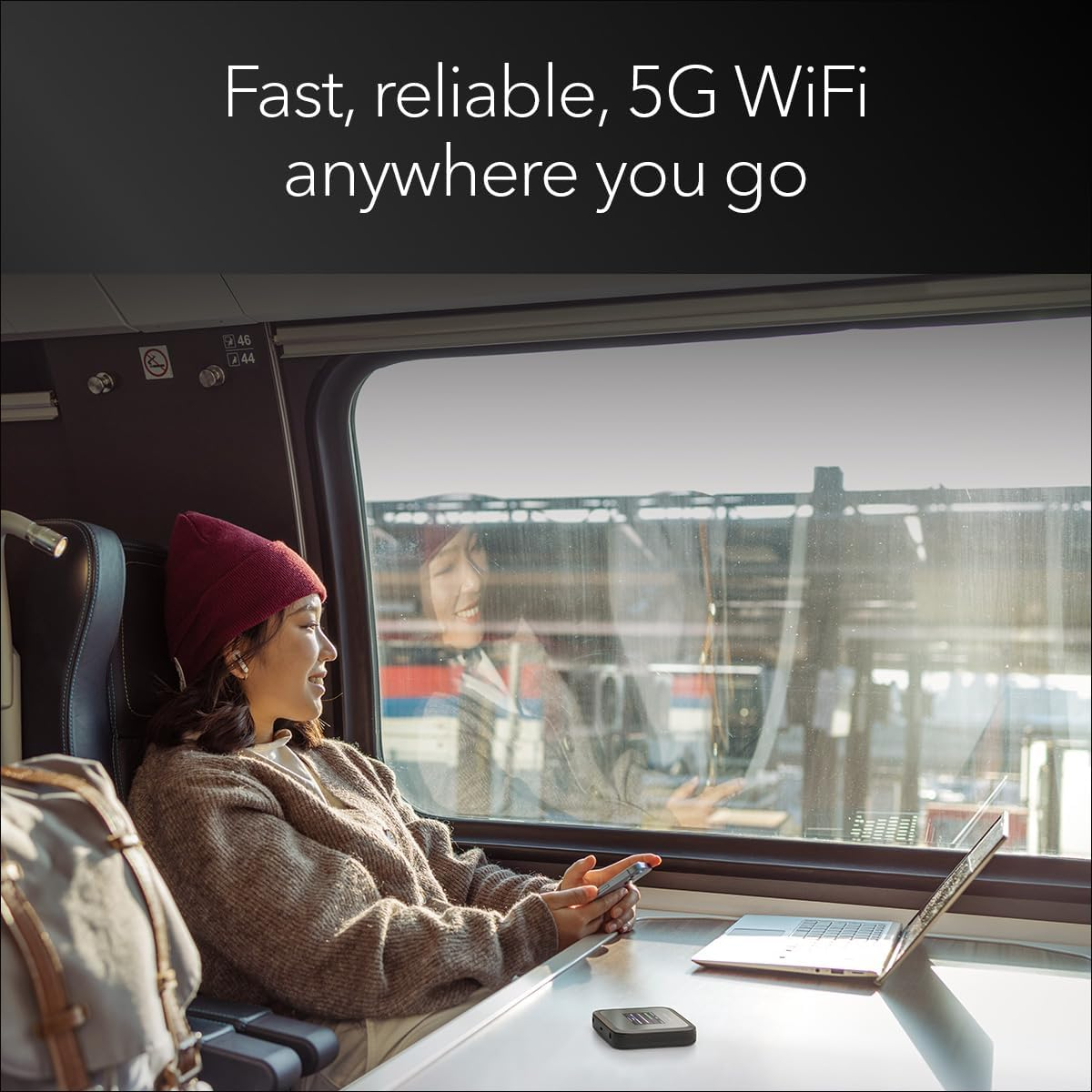 Мобільний маршрутизатор NETGEAR MH3150 Nighthawk M3 AX3600, 5G/4G/LTE, 1xUSB TypeC, 2xTS-9 (MH3150-100EUS)фото