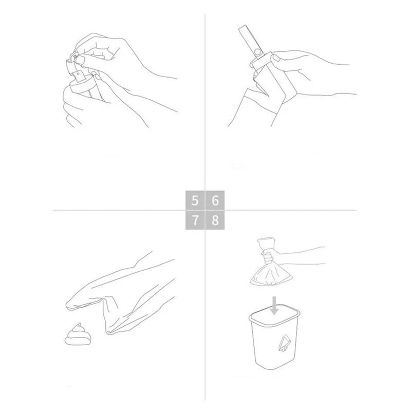 Набор пакетов Petkit Waste Bag Refill 8 рулонов фото 4