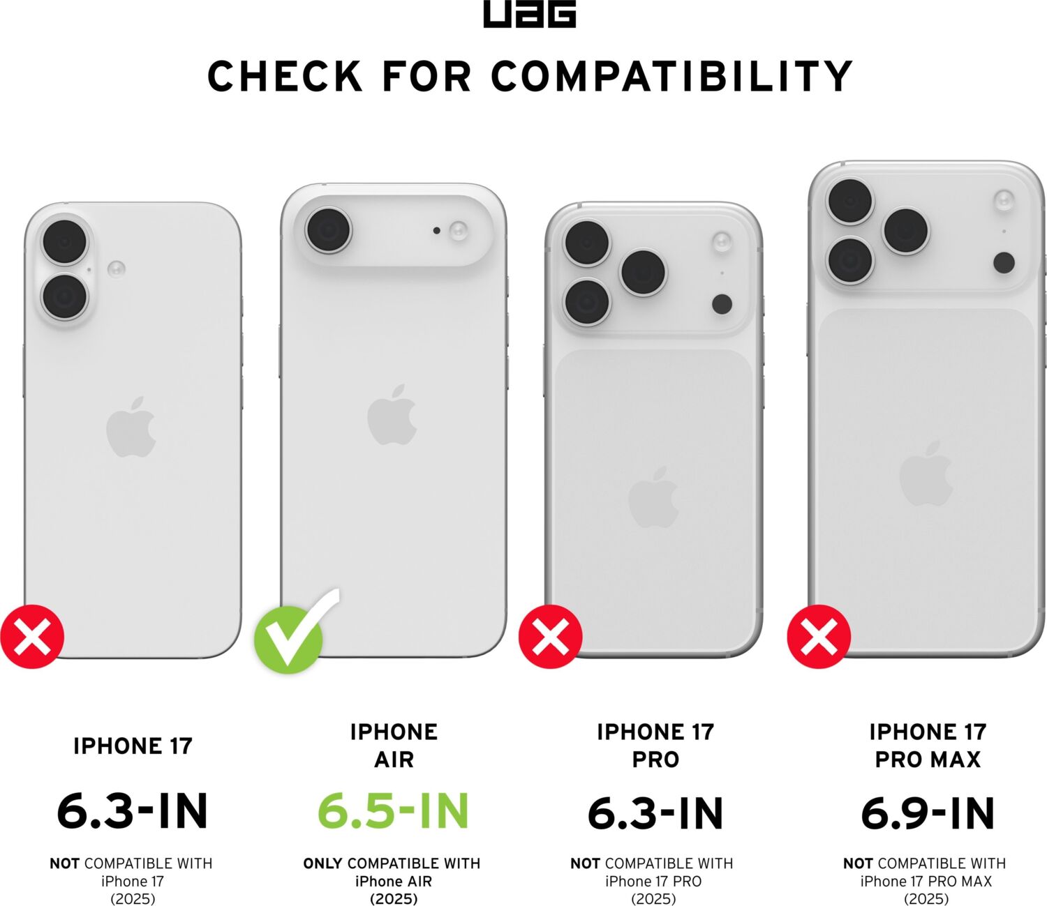 Чохол UAG для Apple iPhone Air Metropolis LT Magsafe Kevlar Black (114520113940)фото