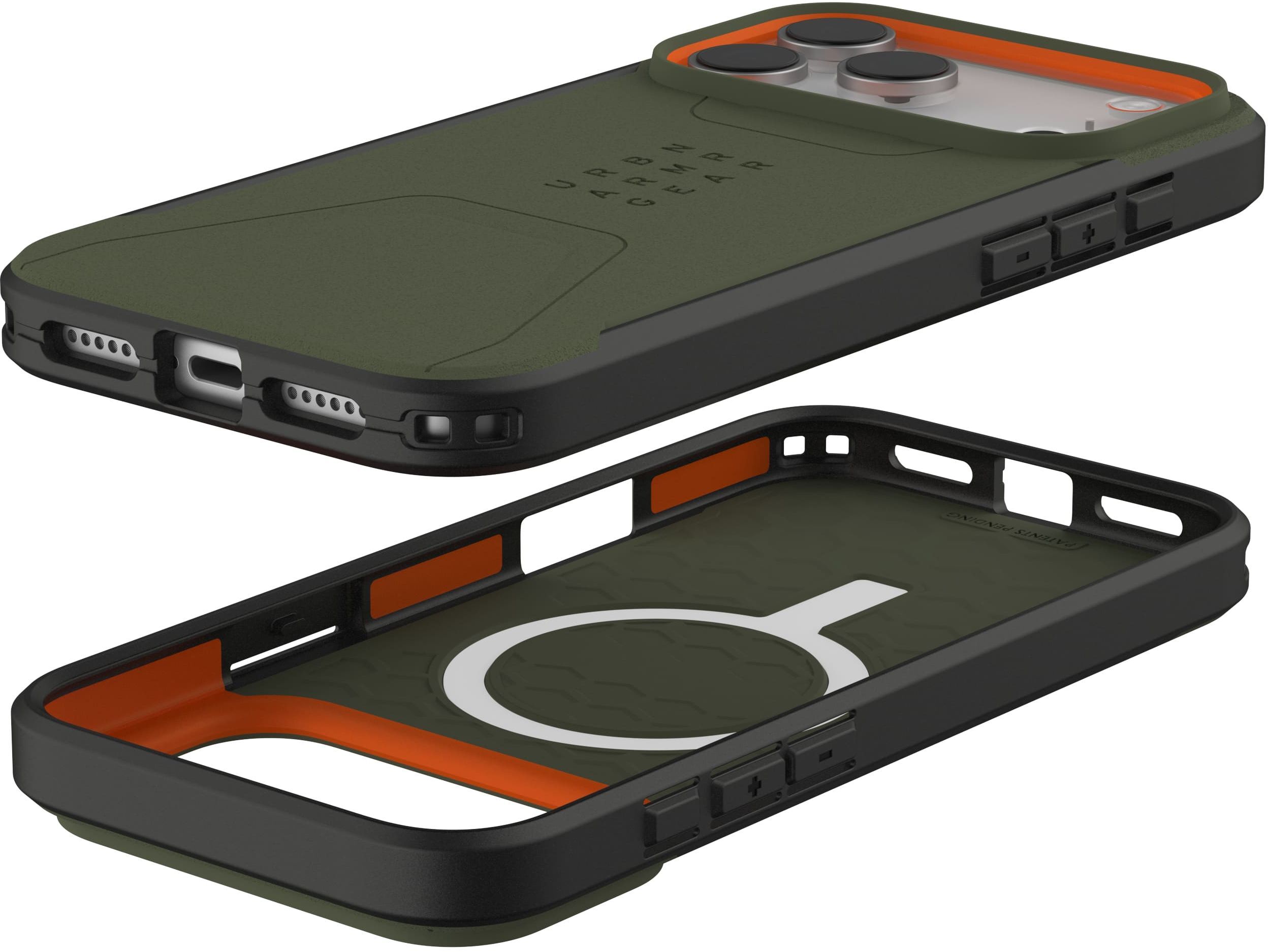 Чехол UAG для Apple iPhone 17 Pro Max Civilian MagSafe Olive/Orange (114546117297) фото 15