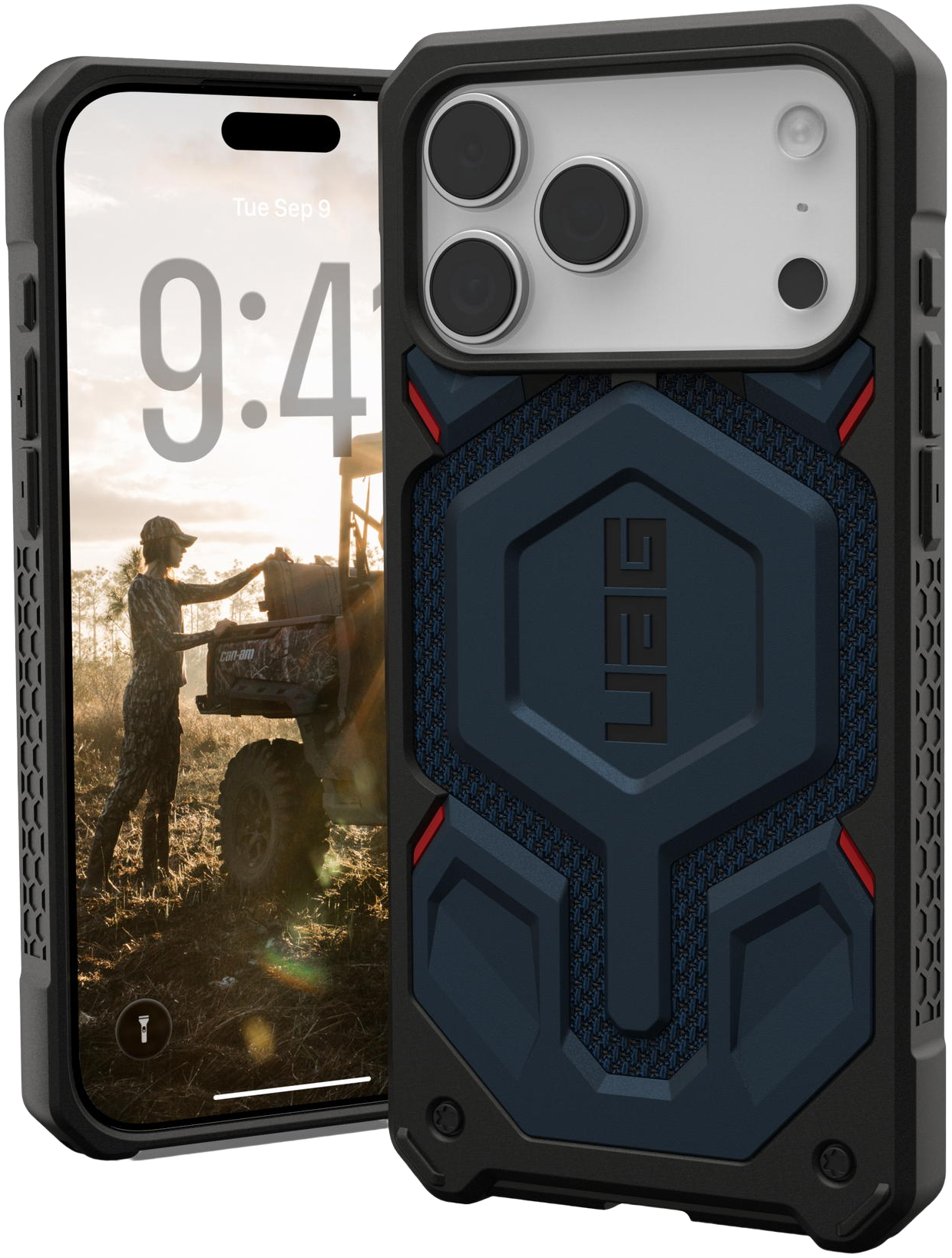 Чехол UAG для Apple iPhone 17 Pro Max Monarch Pro MagSafe Kevlar Mallard (114514113955) фото 15