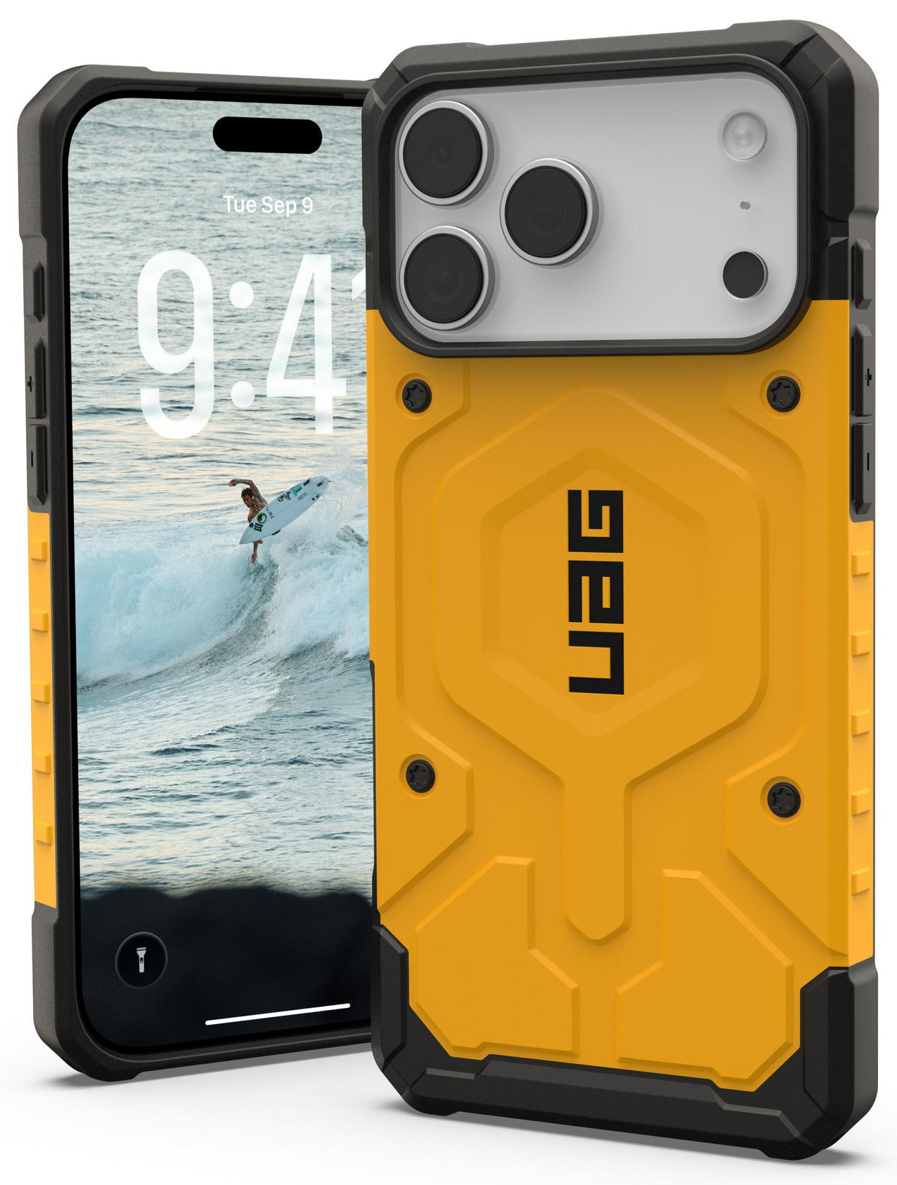 Чехол UAG для Apple iPhone 17 Pro Max Pathfinder MagSafe Heritage Yellow (114549118282) фото 