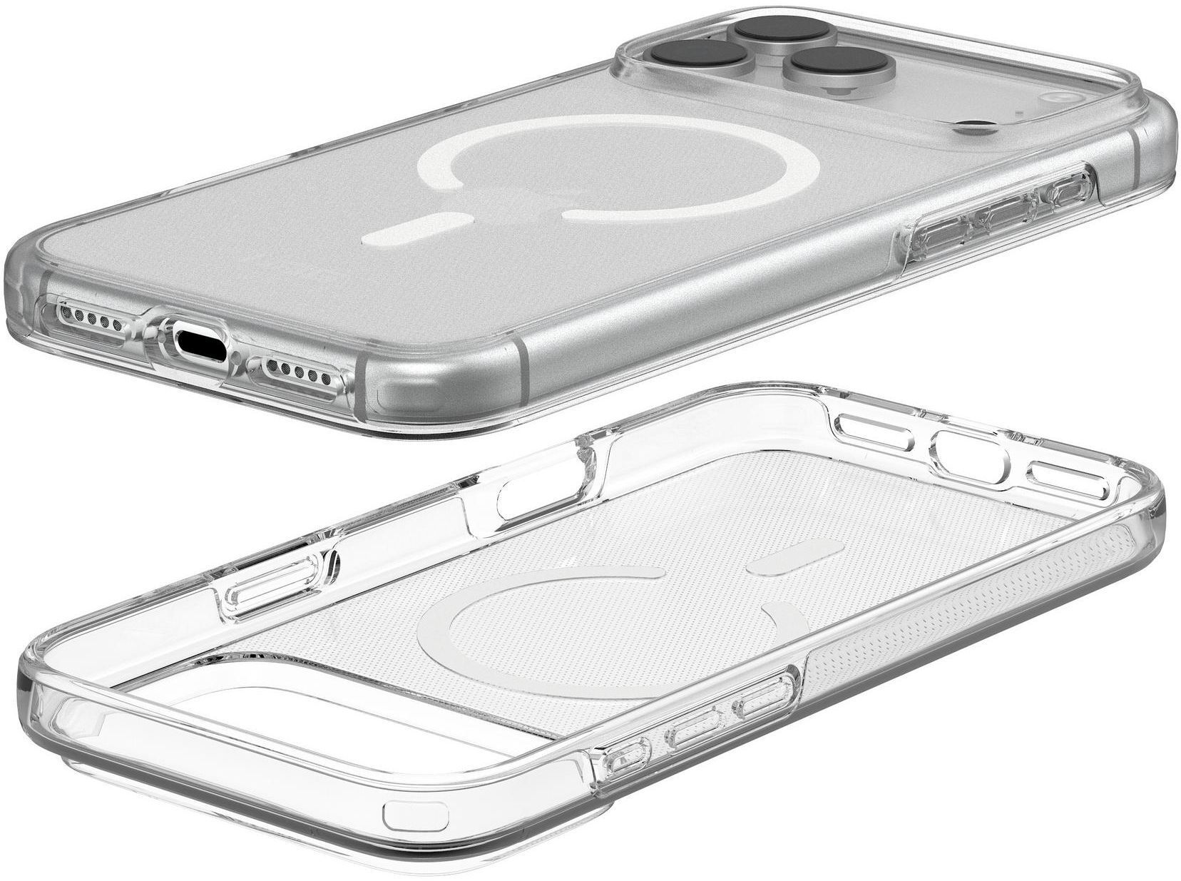 Чохол UAG для Apple iPhone 17 Pro Max Scout Clear MagSafe Ice/White (114557114341)фото15