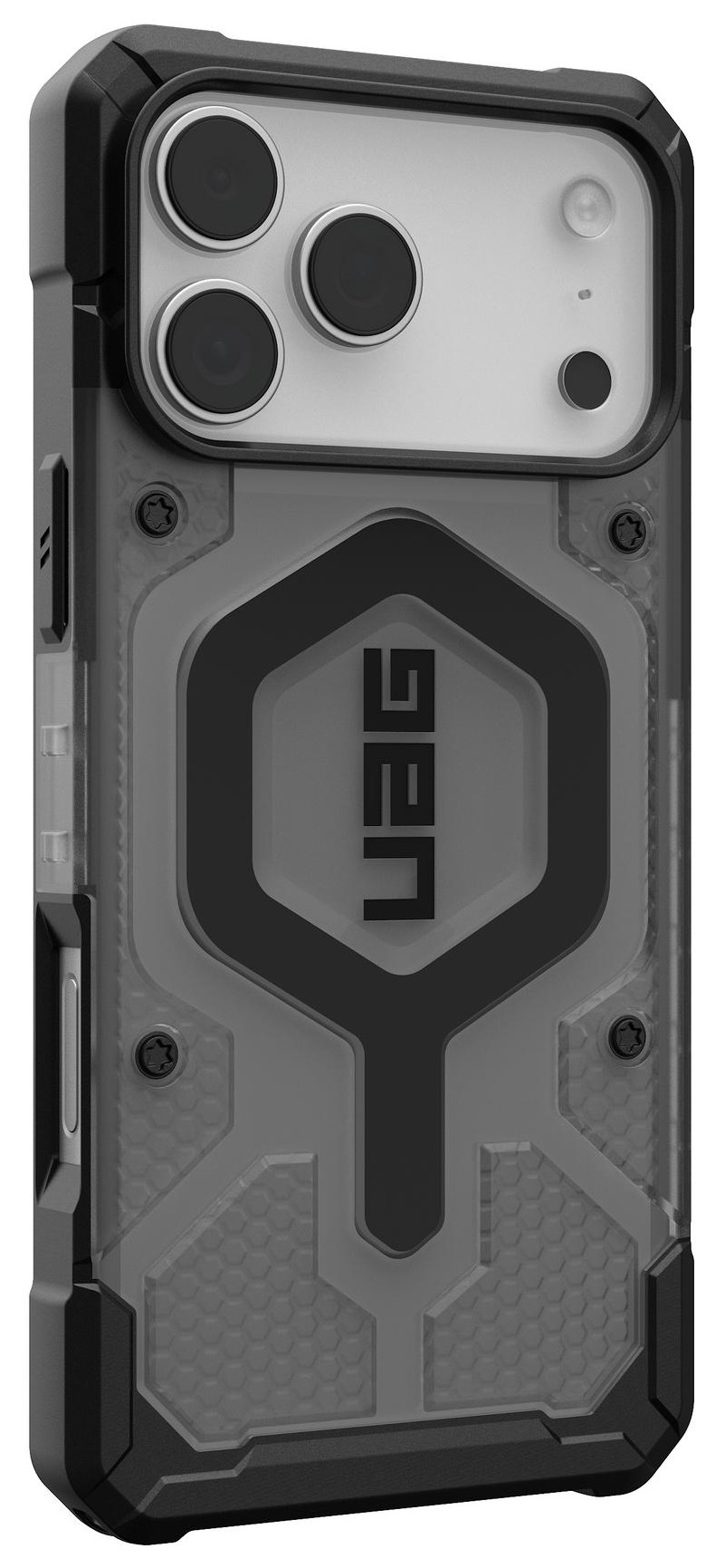 Чохол UAG для Apple iPhone 17 Pro Max Pathfinder Clear MagSafe Ash/Black (114552113140)фото2