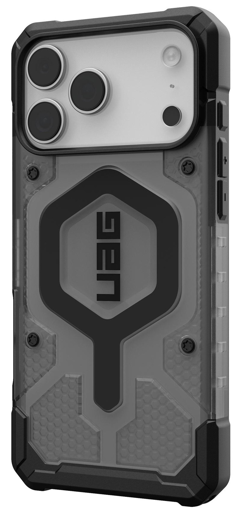 Чохол UAG для Apple iPhone 17 Pro Max Pathfinder Clear MagSafe Ash/Black (114552113140)фото3