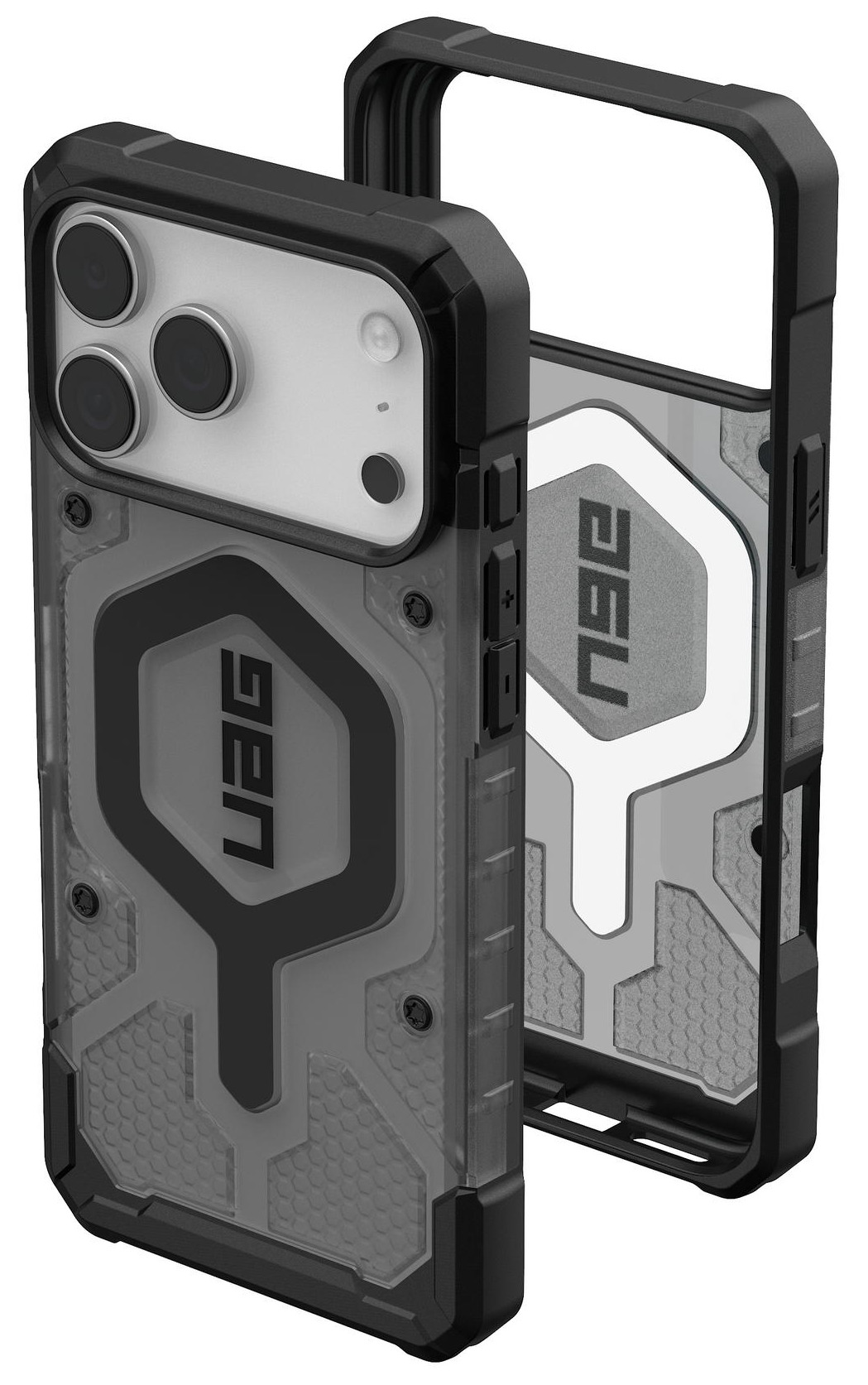 Чохол UAG для Apple iPhone 17 Pro Max Pathfinder Clear MagSafe Ash/Black (114552113140)фото15