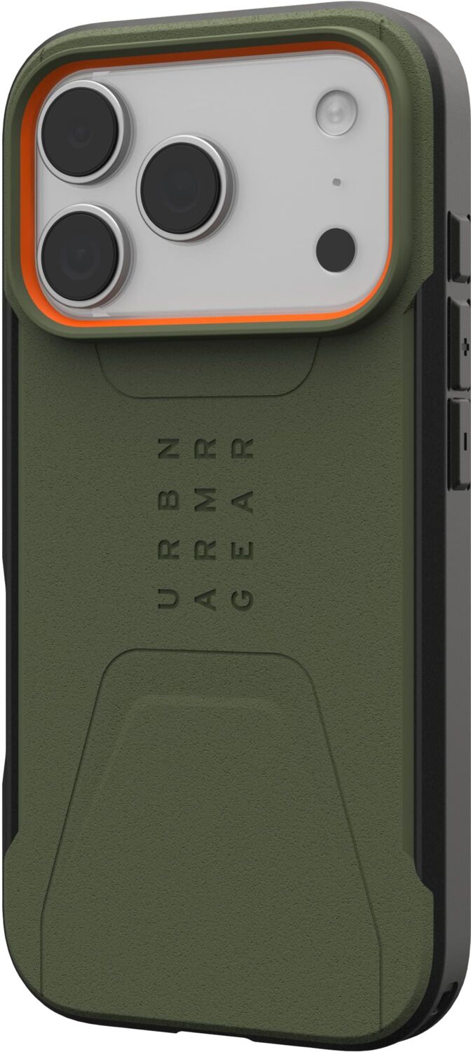Чохол UAG для Apple iPhone 17 Pro Civilian MagSafe Olive/Orange (114545117297)фото
