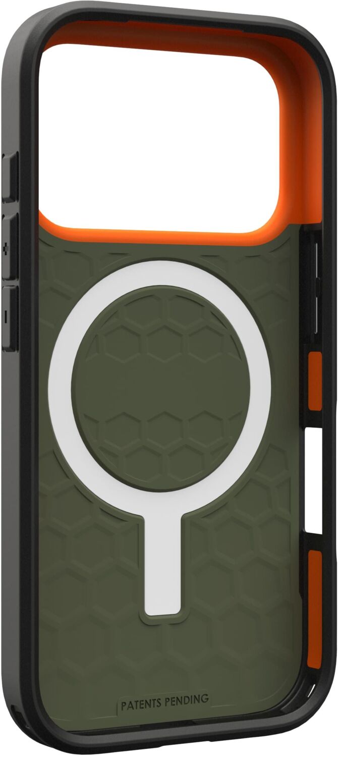 Чохол UAG для Apple iPhone 17 Pro Civilian MagSafe Olive/Orange (114545117297)фото