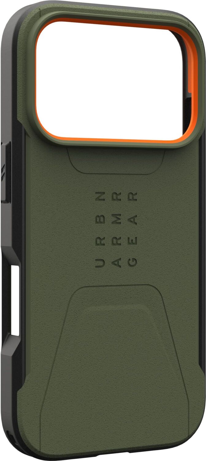Чохол UAG для Apple iPhone 17 Pro Civilian MagSafe Olive/Orange (114545117297)фото