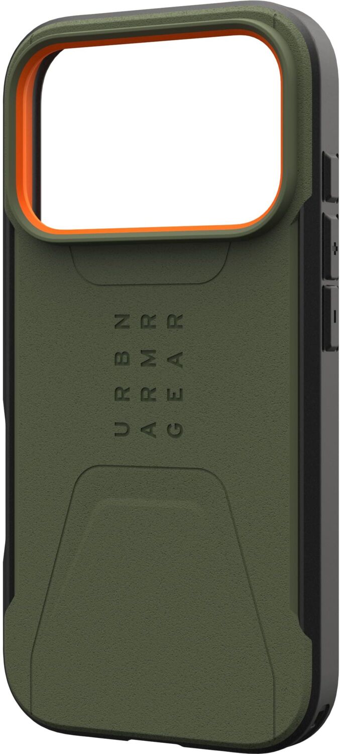 Чохол UAG для Apple iPhone 17 Pro Civilian MagSafe Olive/Orange (114545117297)фото