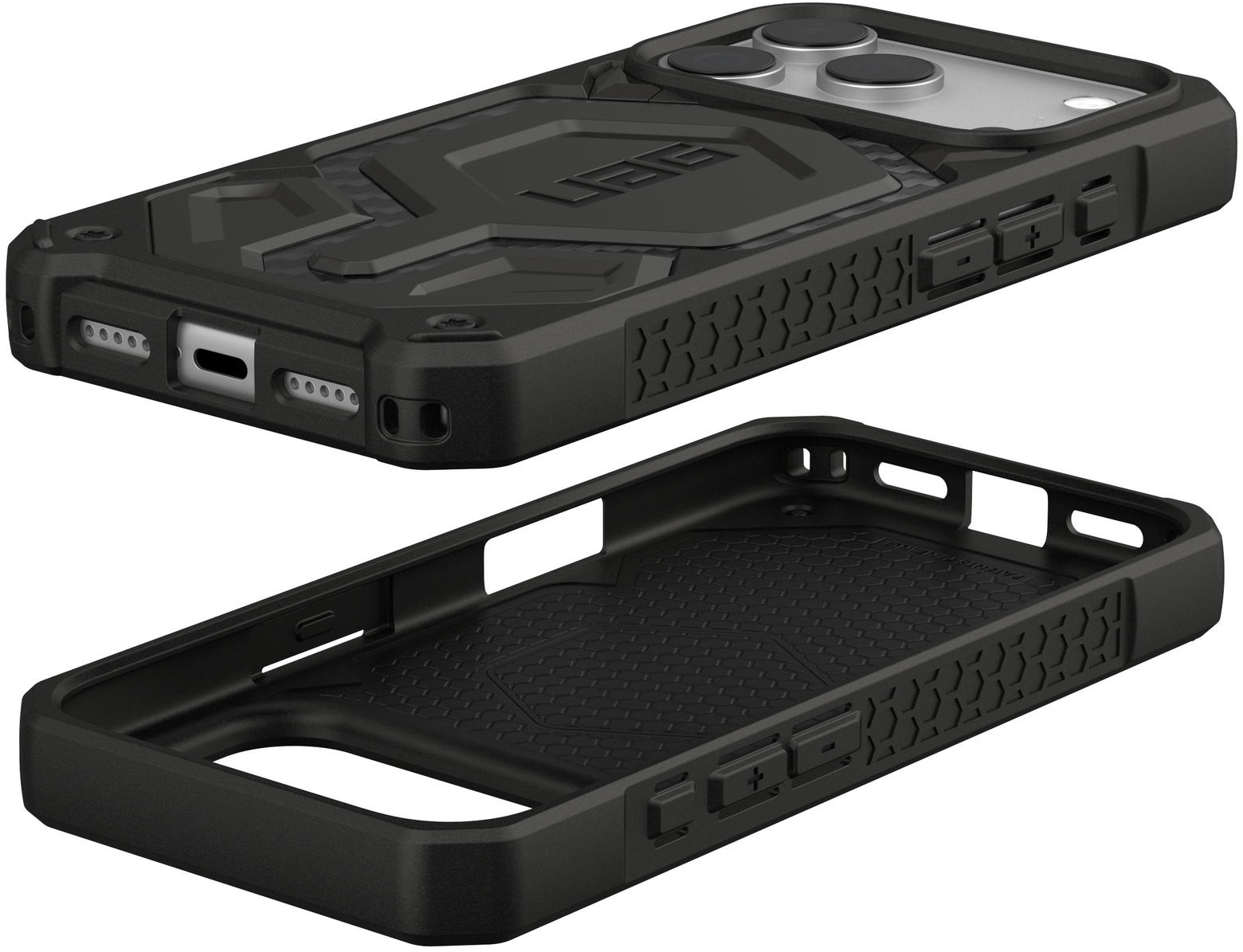 Чохол UAG для Apple iPhone 17 Pro Monarch Pro MagSafe Carbon Fiber (114513114242)фото15