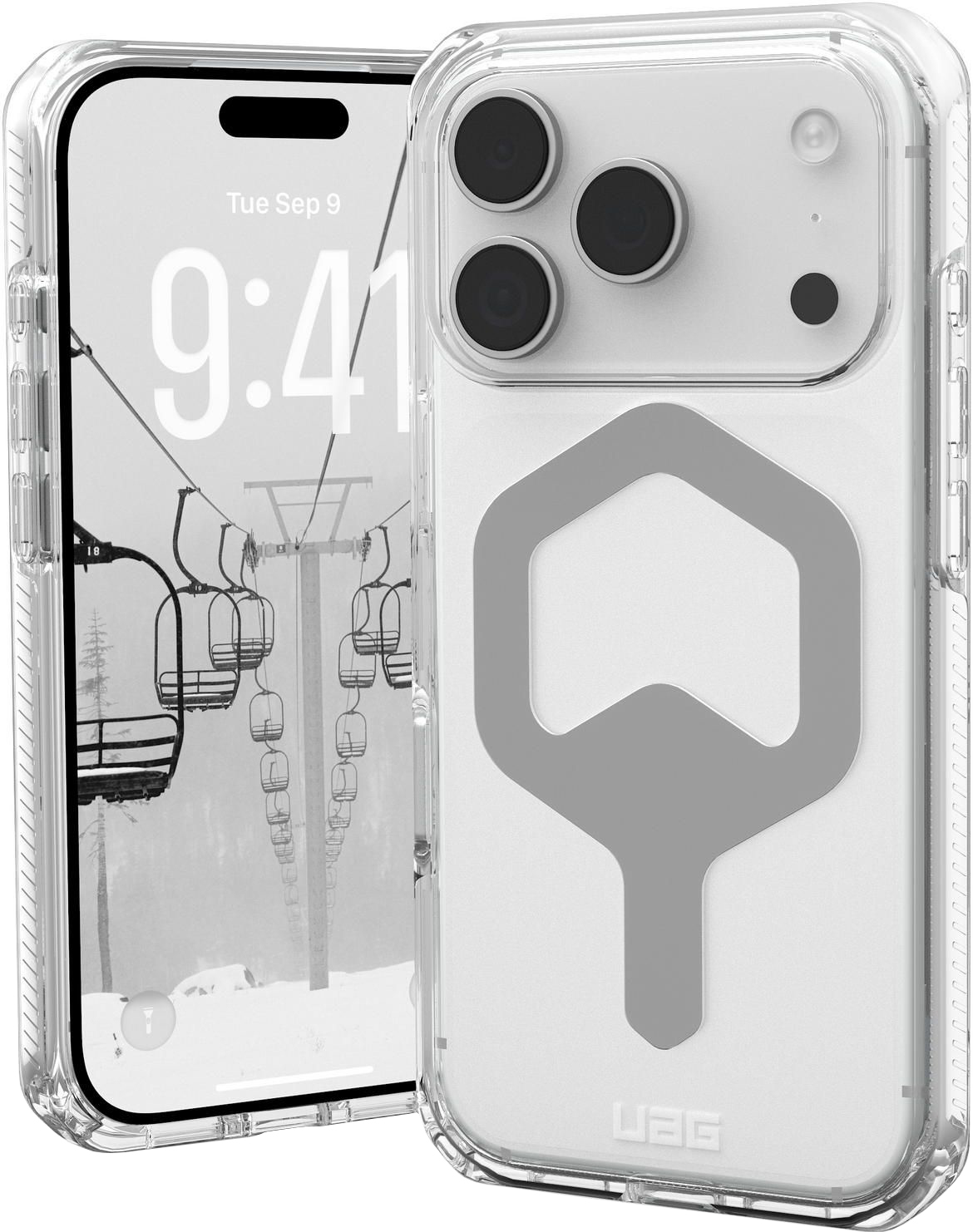 Чохол UAG для Apple iPhone 17 Pro Plyo MagSafe Ice/Silver (114529114333)фото16