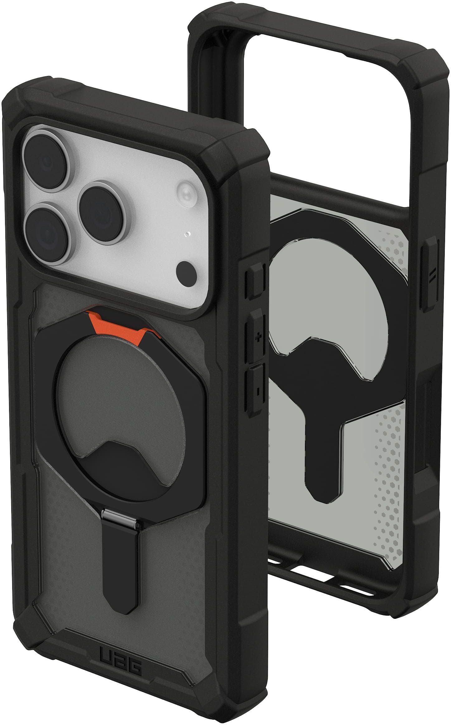 Чехол UAG для Apple iPhone 17 Pro Plasma XTE MagSafe Black/Pop Orange (114527114097) фото 17