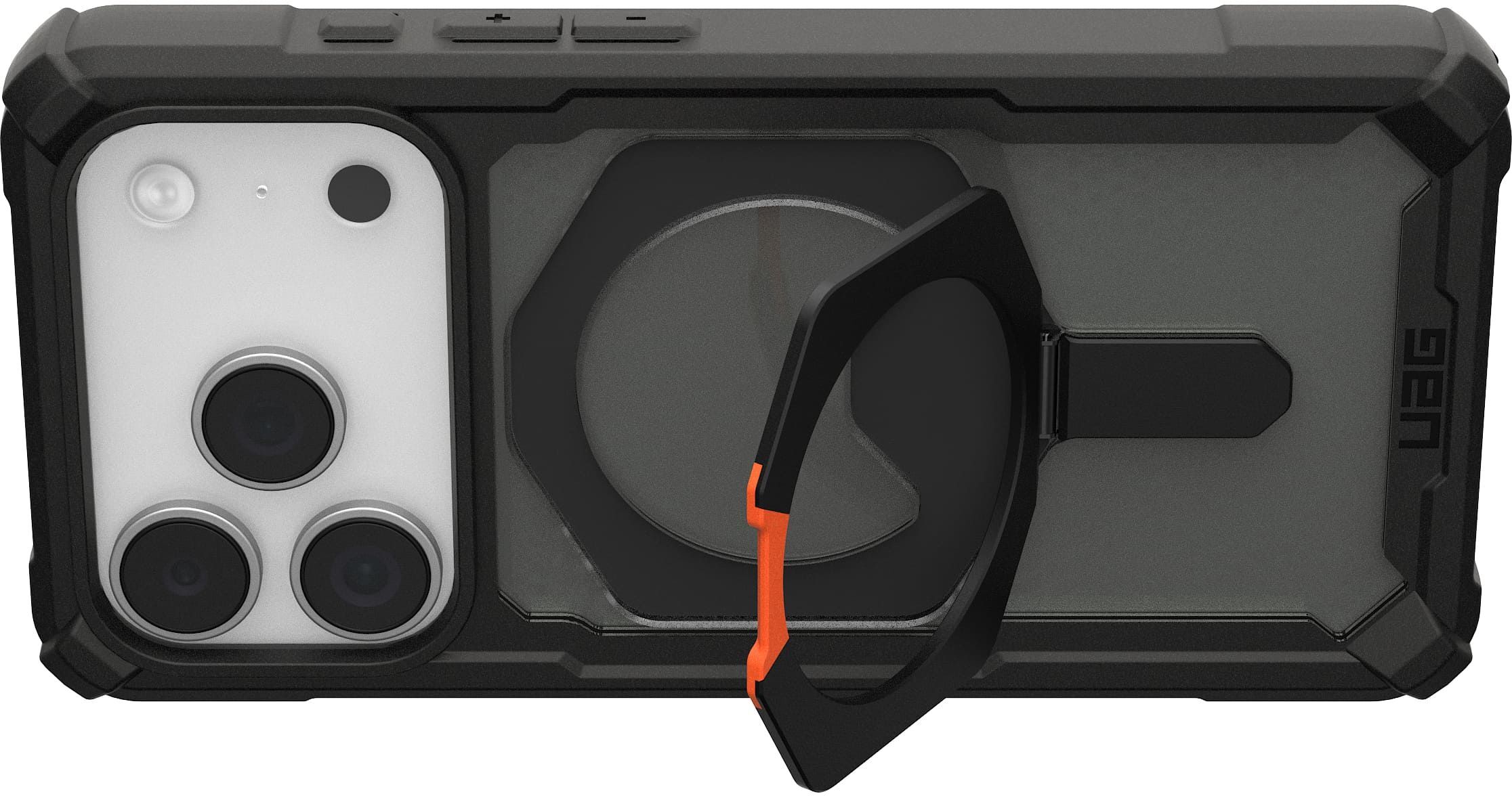 Чехол UAG для Apple iPhone 17 Pro Plasma XTE MagSafe Black/Pop Orange (114527114097) фото 11