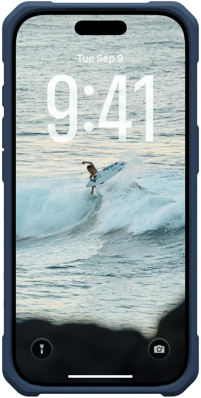 Чехол+ремешок UAG для Apple iPhone 17 Pro Pathfinder Clear MagSafe Bundle Blues Lanyard фото 5