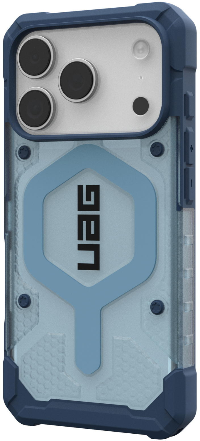 Чехол+ремешок UAG для Apple iPhone 17 Pro Pathfinder Clear MagSafe Bundle Blues Lanyard фото