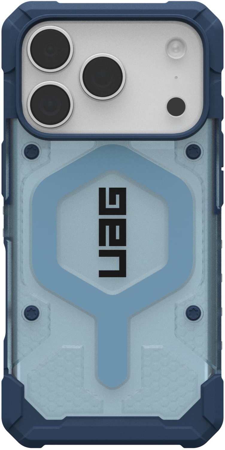 Чехол+ремешок UAG для Apple iPhone 17 Pro Pathfinder Clear MagSafe Bundle Blues Lanyard фото