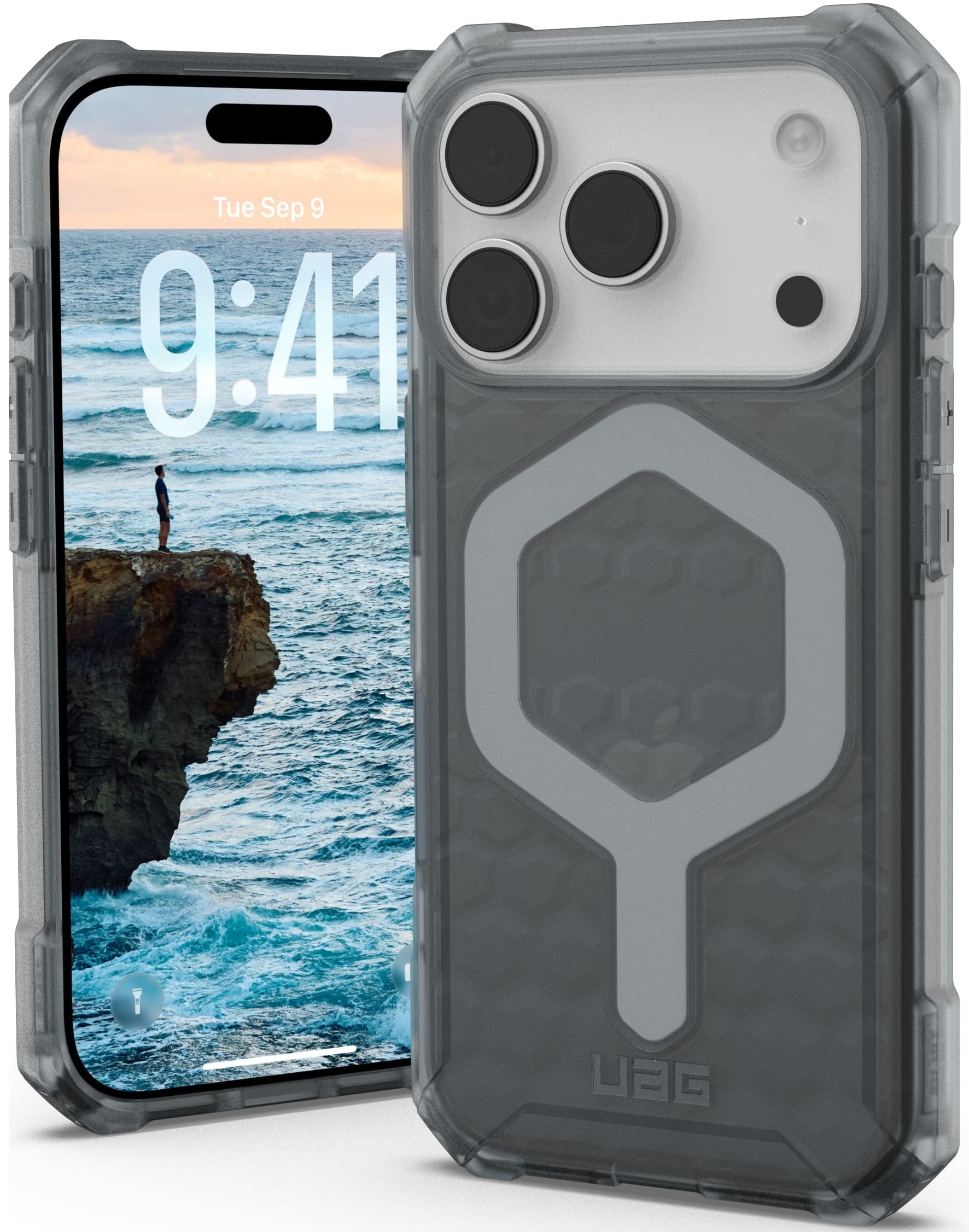 Чохол UAG для Apple iPhone 17 Pro, Essential Armor MagSafe, Ash (114540113131)фото14