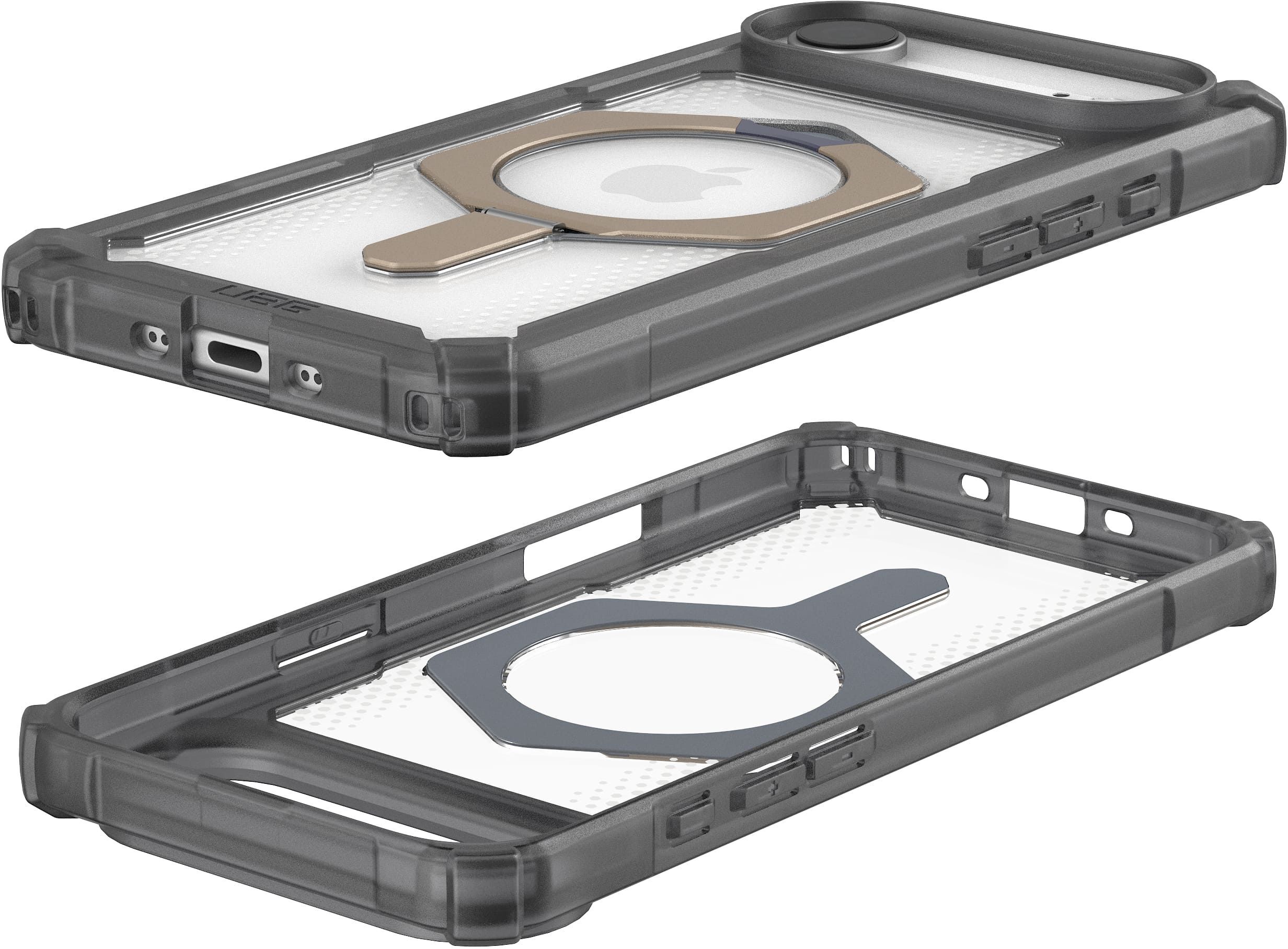 Чохол UAG для Apple iPhone AirPlasma XTE Magsafe Ash/Titanium (114525113136)фото18