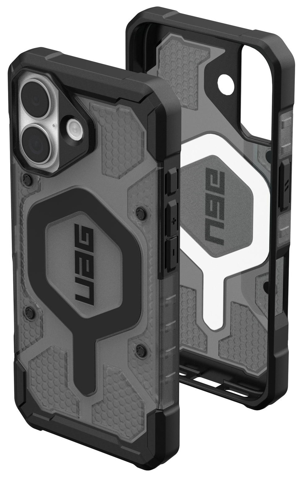 Чохол UAG для Apple iPhone 17 Pathfinder Clear MagSafe Ash/Black (114553113140)фото15