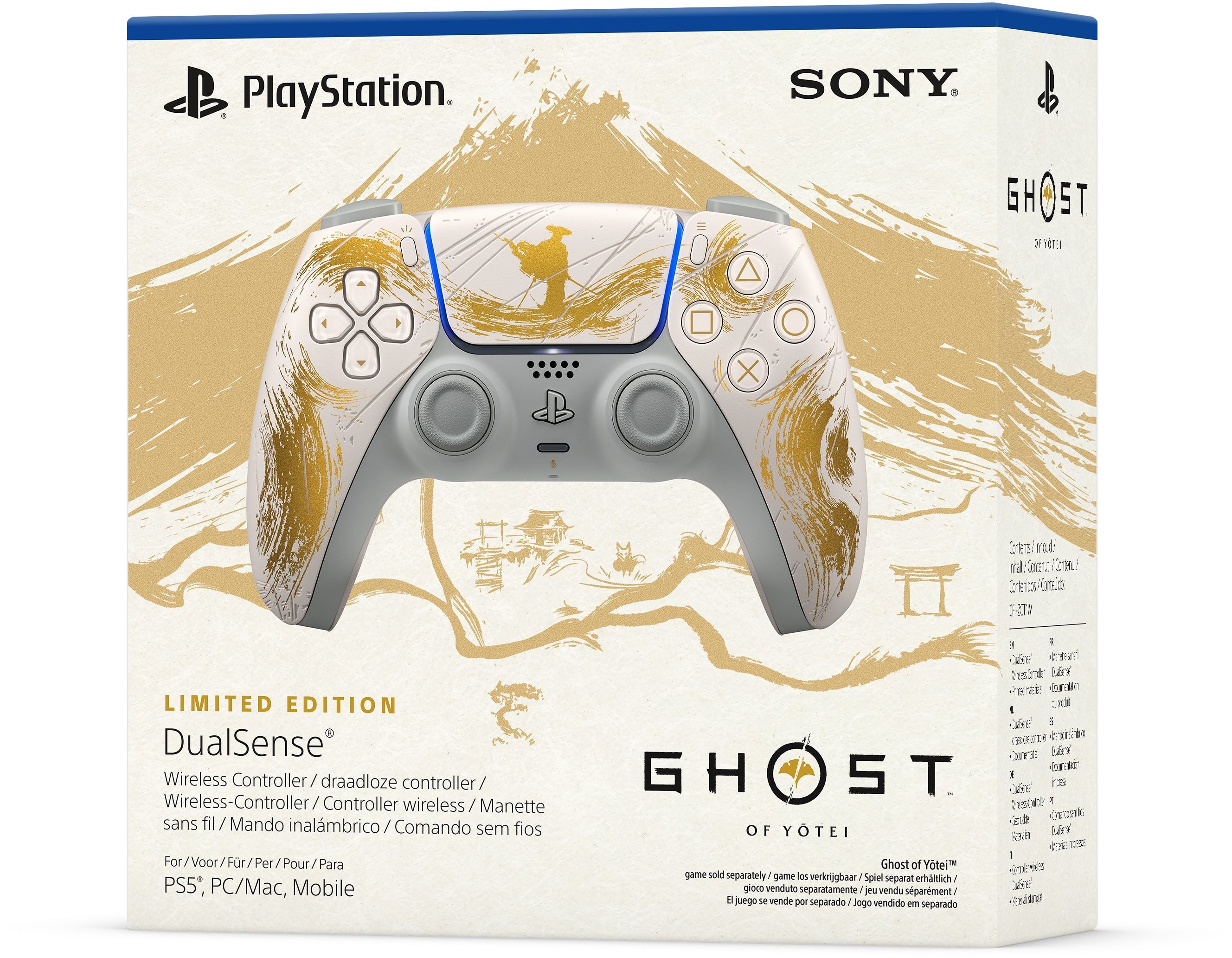 Беспроводной геймпад DualSense для PS5 Ghost of Yotei Limited Edition (1000048235) фото 8