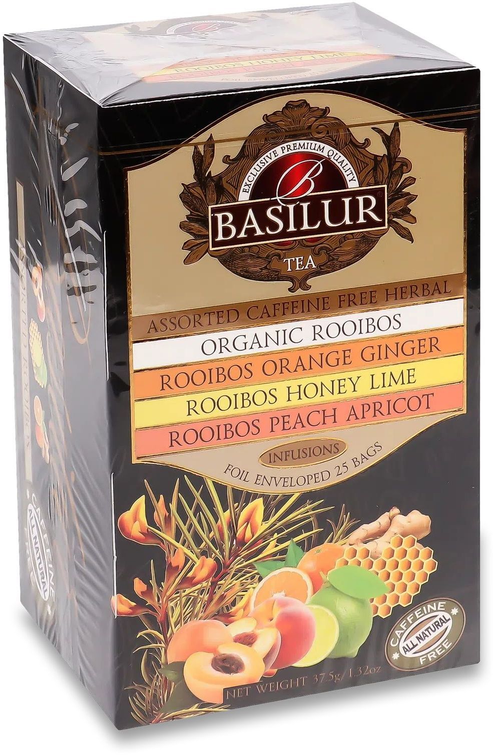 Чай Basilur Ройбуш ассорти 25 шт фото 2