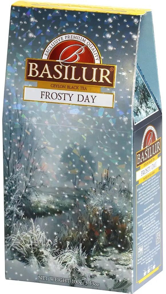 Чай чёрный Basilur Frosty Day картон 100 г фото 2